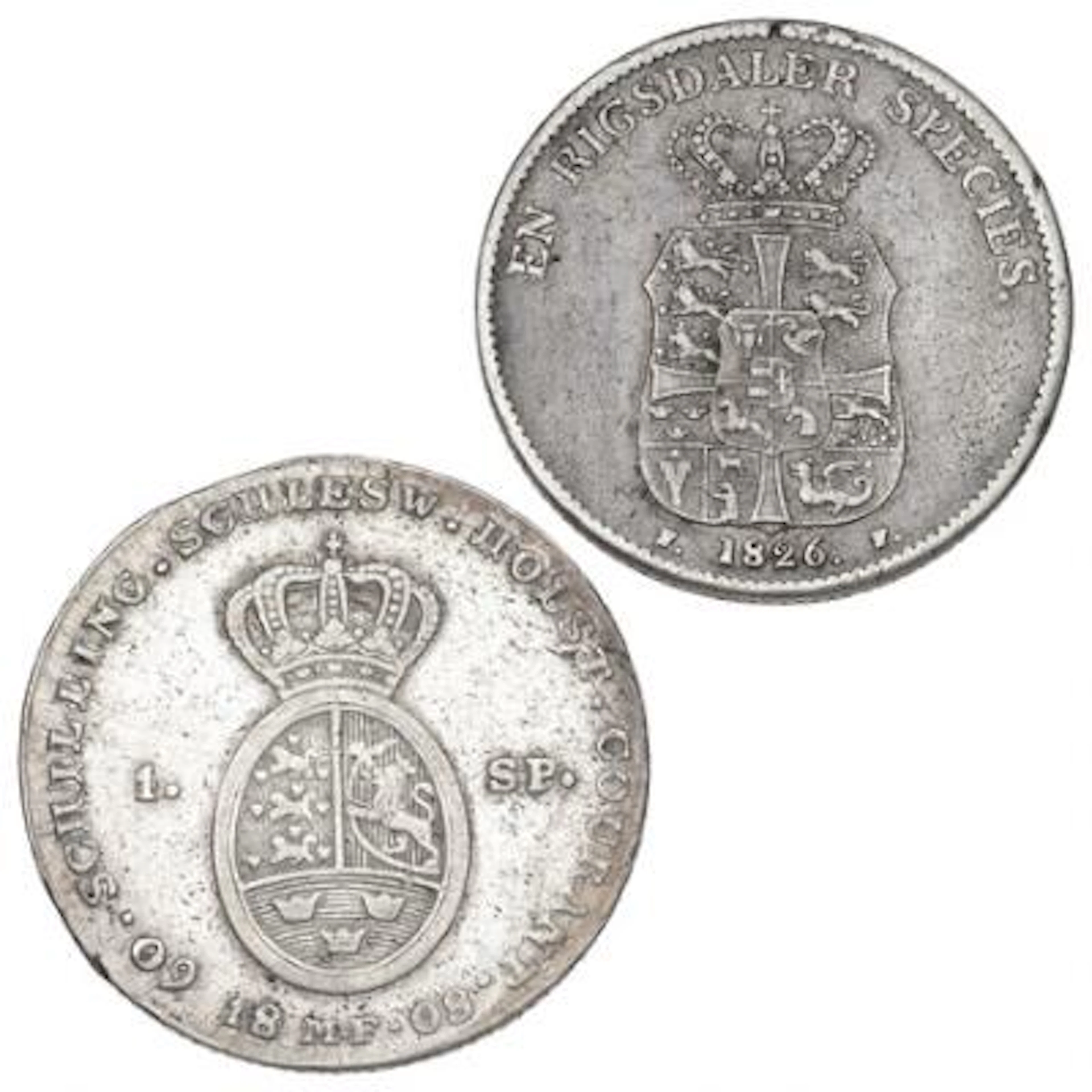 Christian VII, Schleswig-Holstein, speciedaler 1808 MF, Altona, H