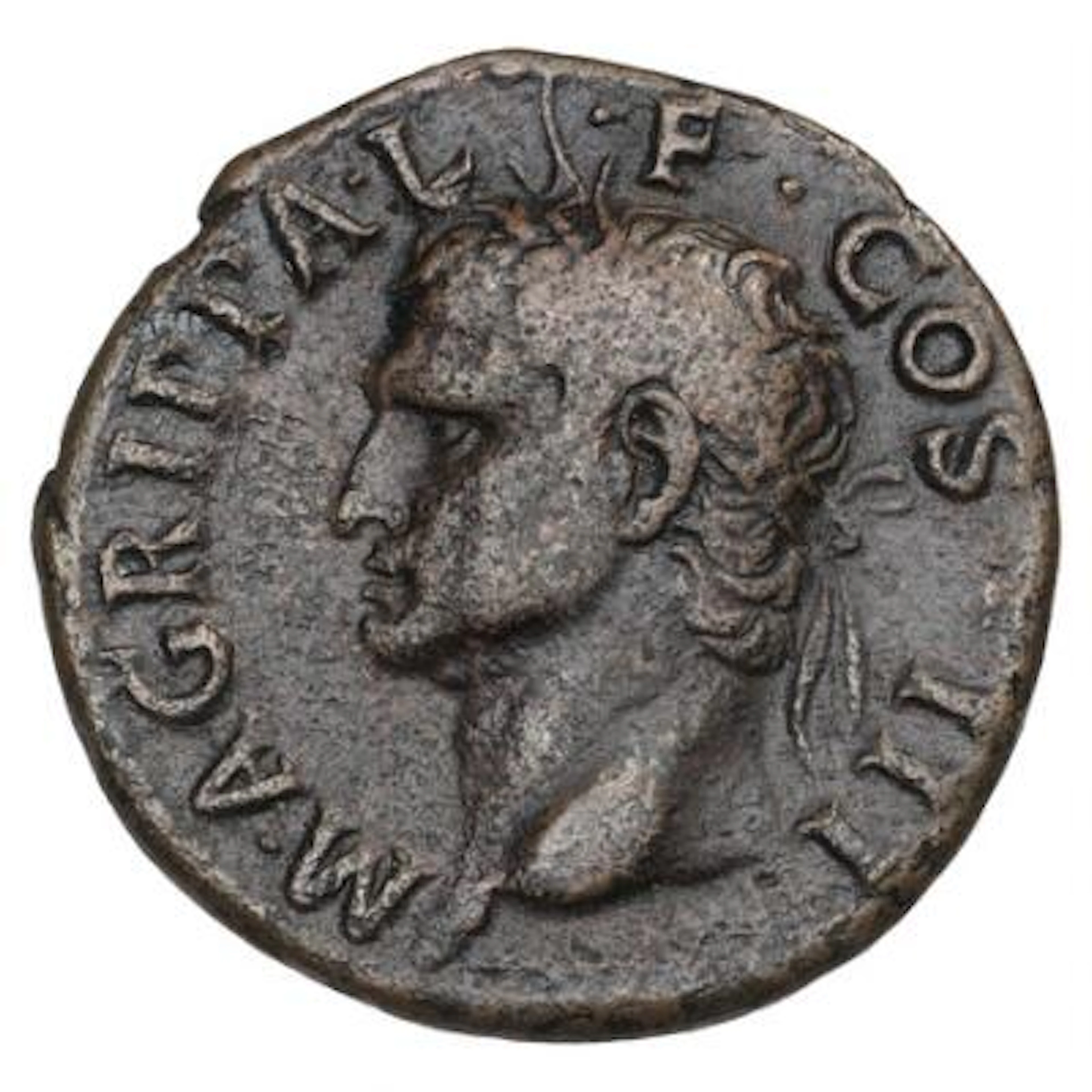Roman Empire, Agrippa, died 12 BC, As, Rome, struck under Caligula