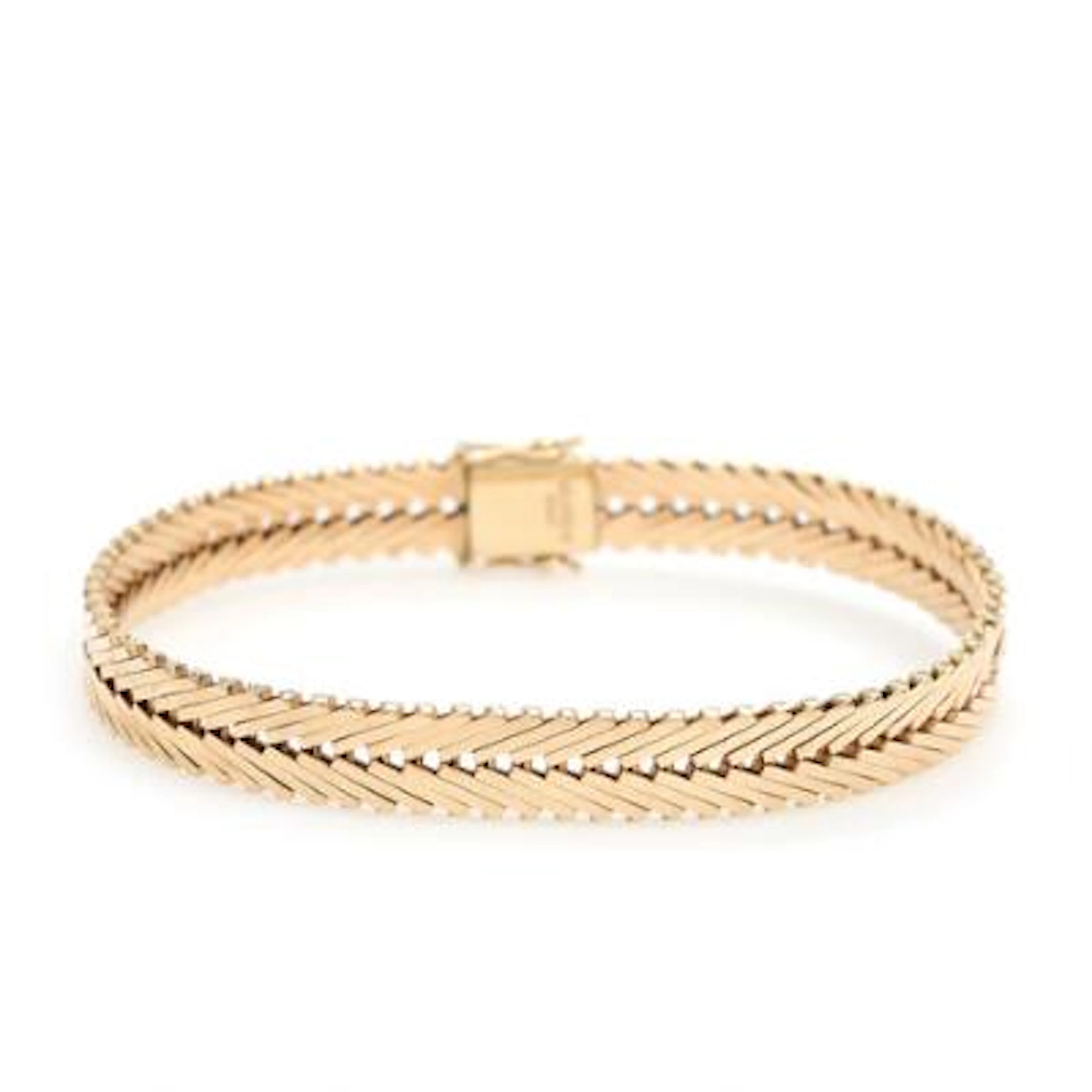 Bracelet of 14k gold. L. 19 cm. – Bruun Rasmussen Auctioneers