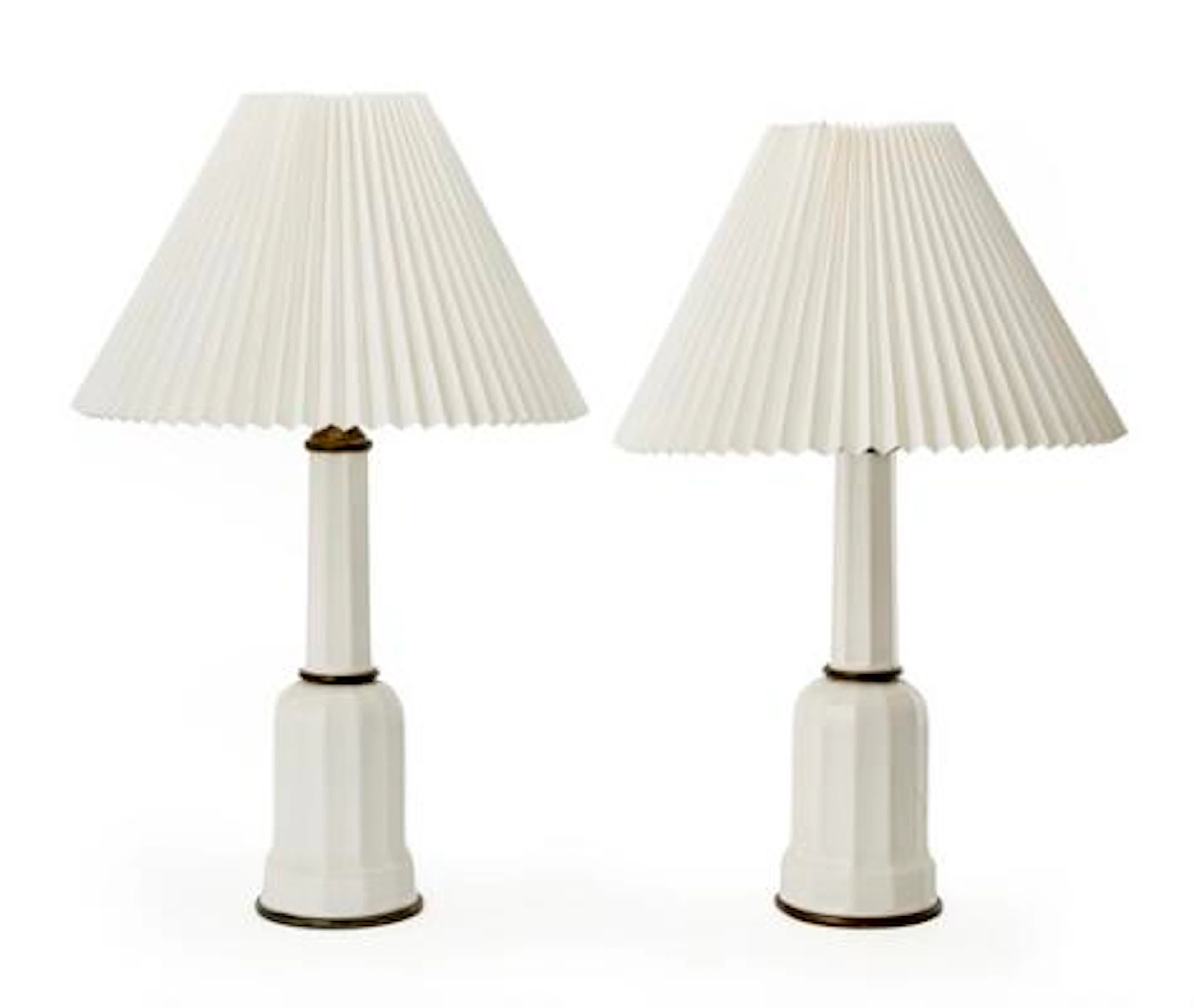 A pair of Heiberg table lamps. 20th century. H. excl. fitting 38 cm.