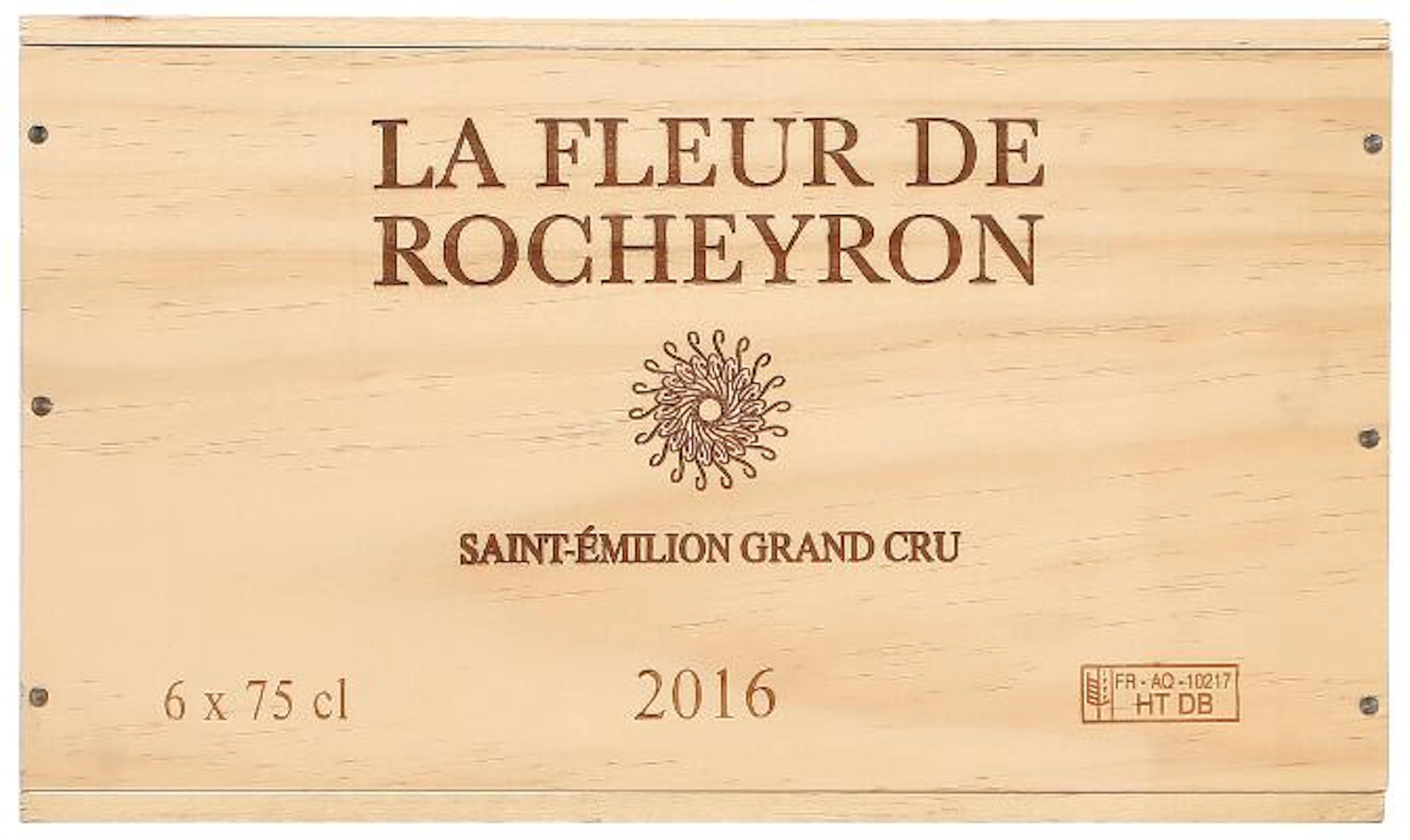 6 bts. La Fleur De Rocheyron, 2wine ch. Rocheyron 2016 A (hf/in).