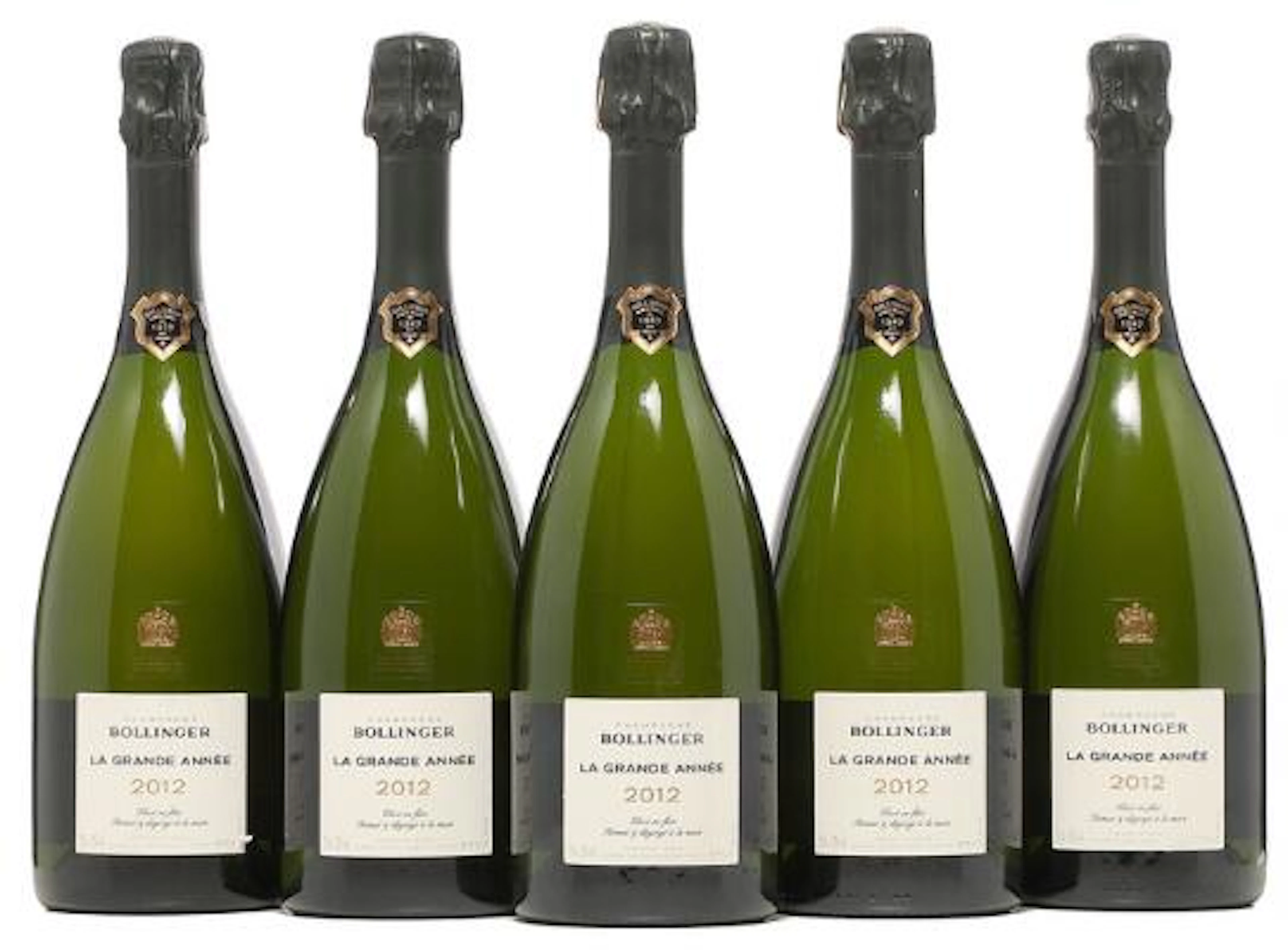 5 bts. Champagne "Grande Année", Bollinger 2012 – Bruun Rasmussen Auctioneers