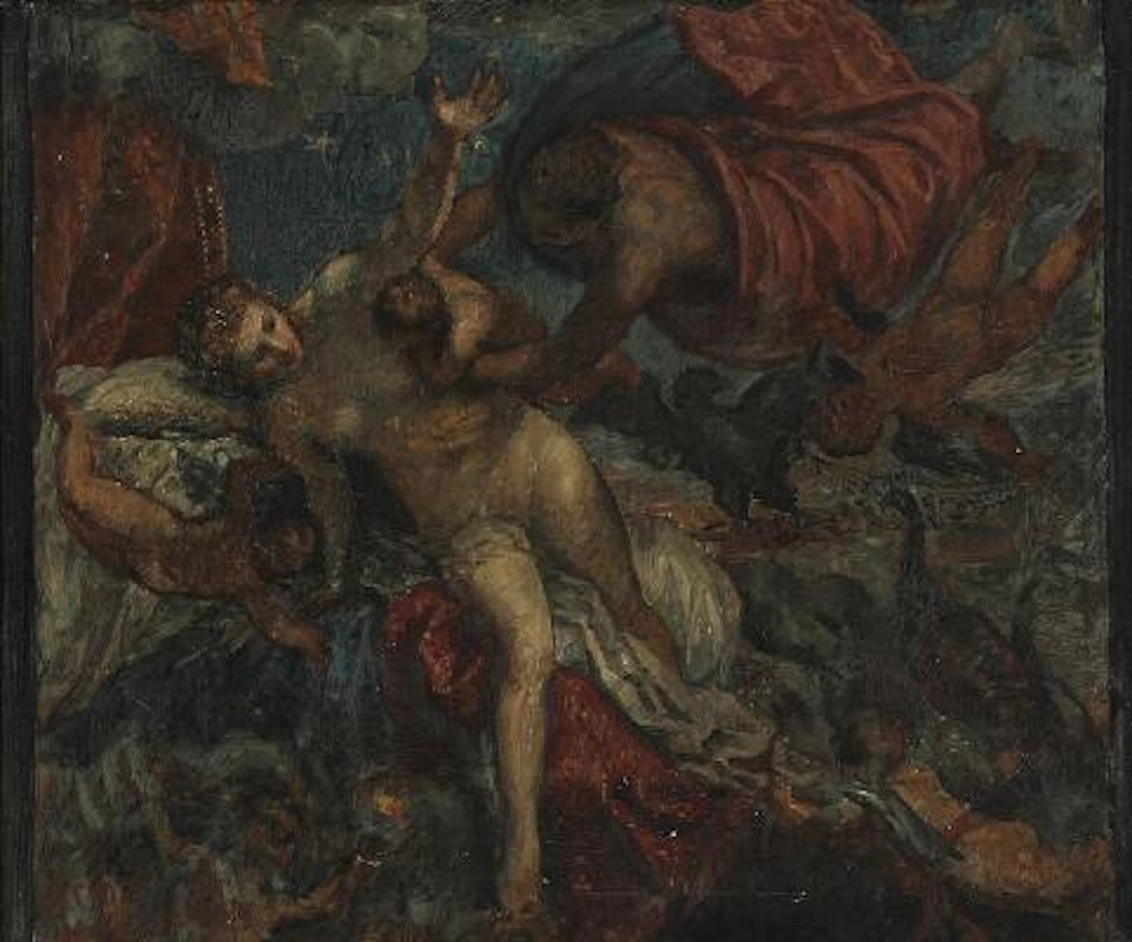 Laurits Tuxen (after Jacopo Tintoretto): "The Origin of the Milky