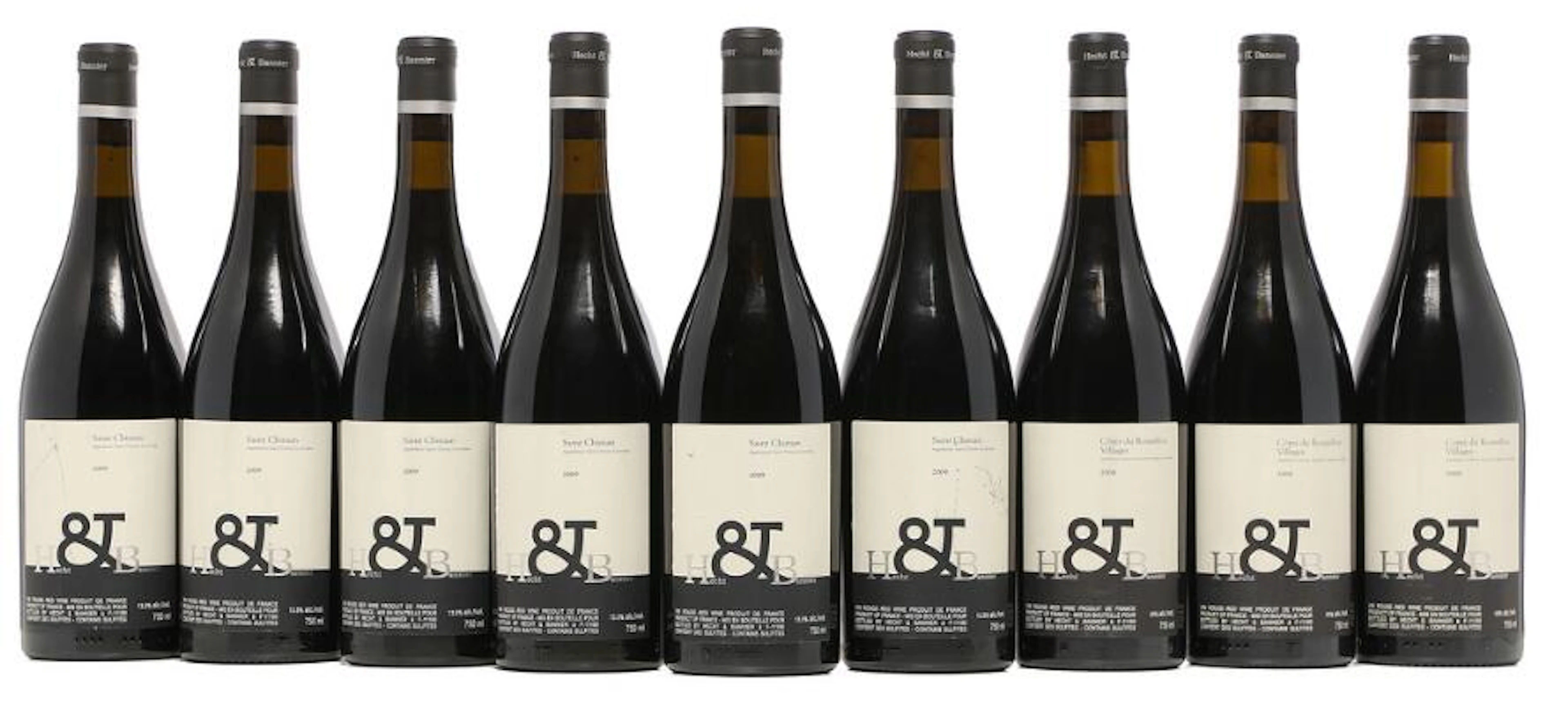 6 bts. Saint-Chinian, Hecht & Bannier 2009 A (hf/in). etc. Total 9