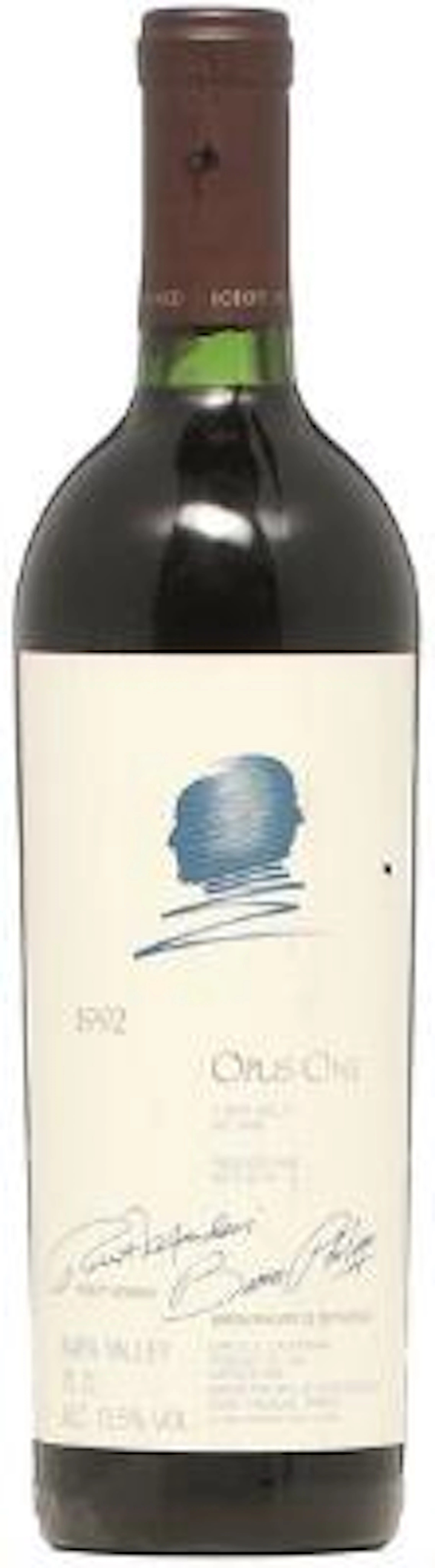 1 bt. Opus One, Mondavi & Rothschild, Napa Valley 1992 A-A/B (bn).