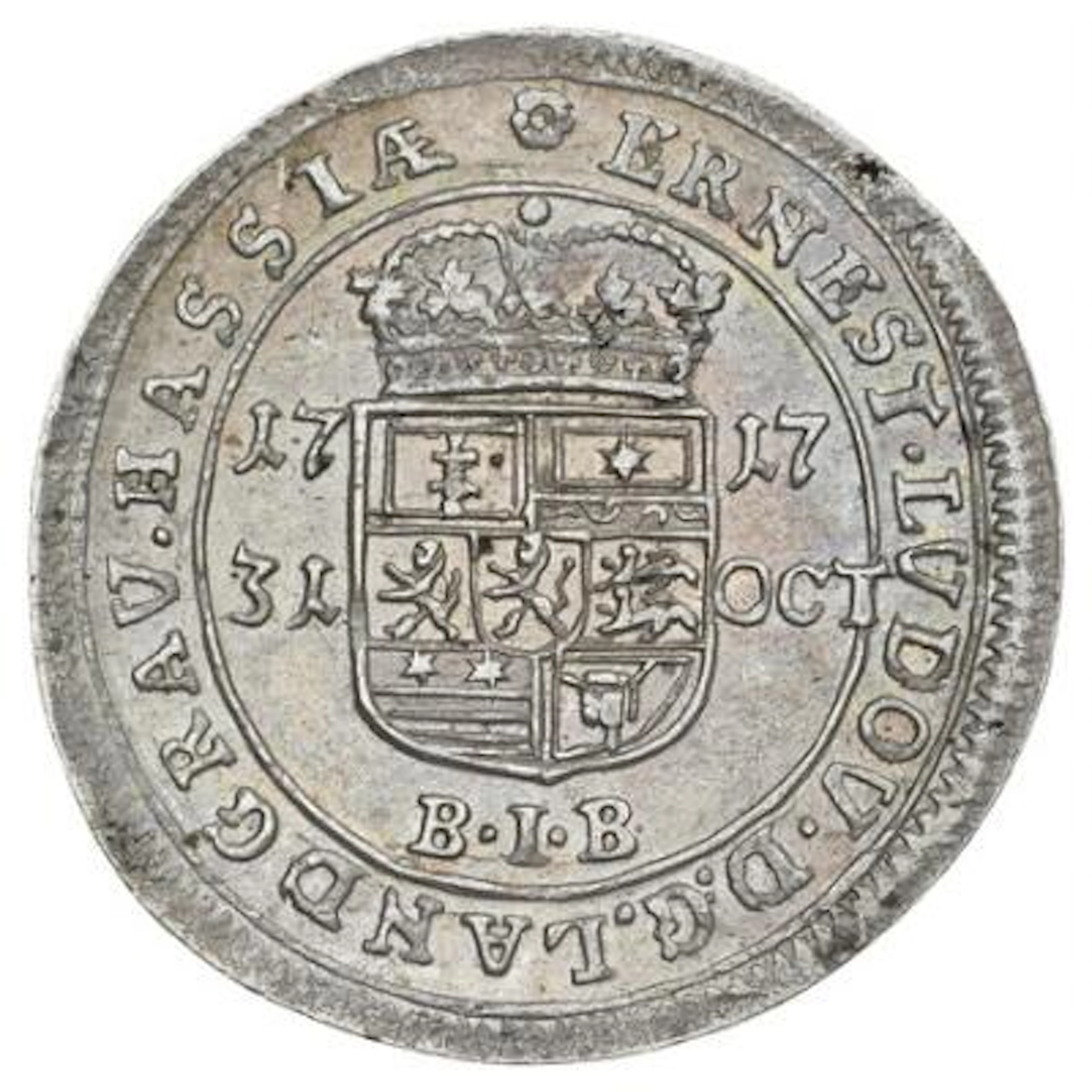 Germany, Hessen-Darmstadt, Ernst Ludwig, 1648-1739, 10 Kreuzer 1717