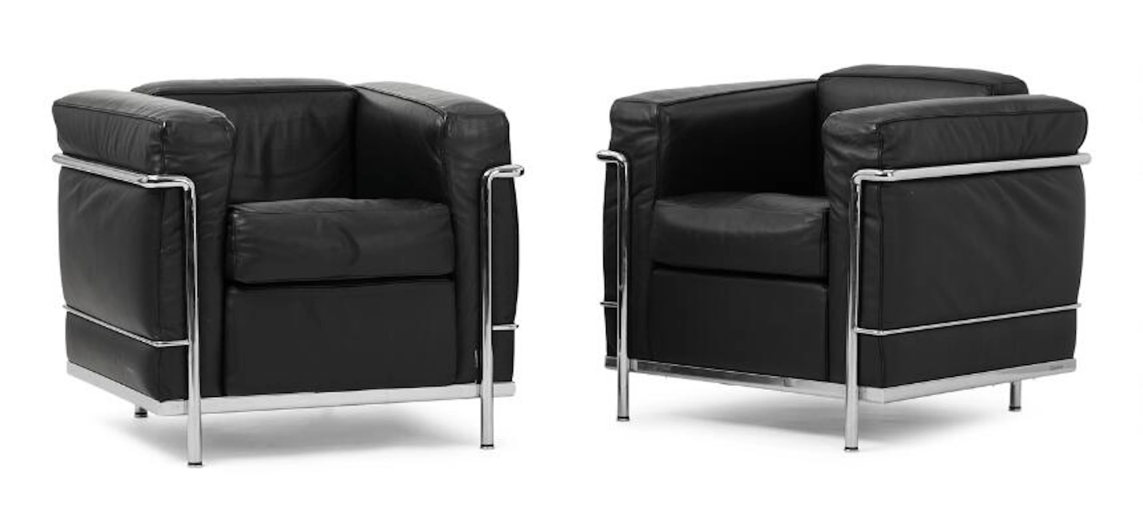 Le Corbusier, Charlotte Perriand, Pierre Jeanneret: “LC 2”. A pair