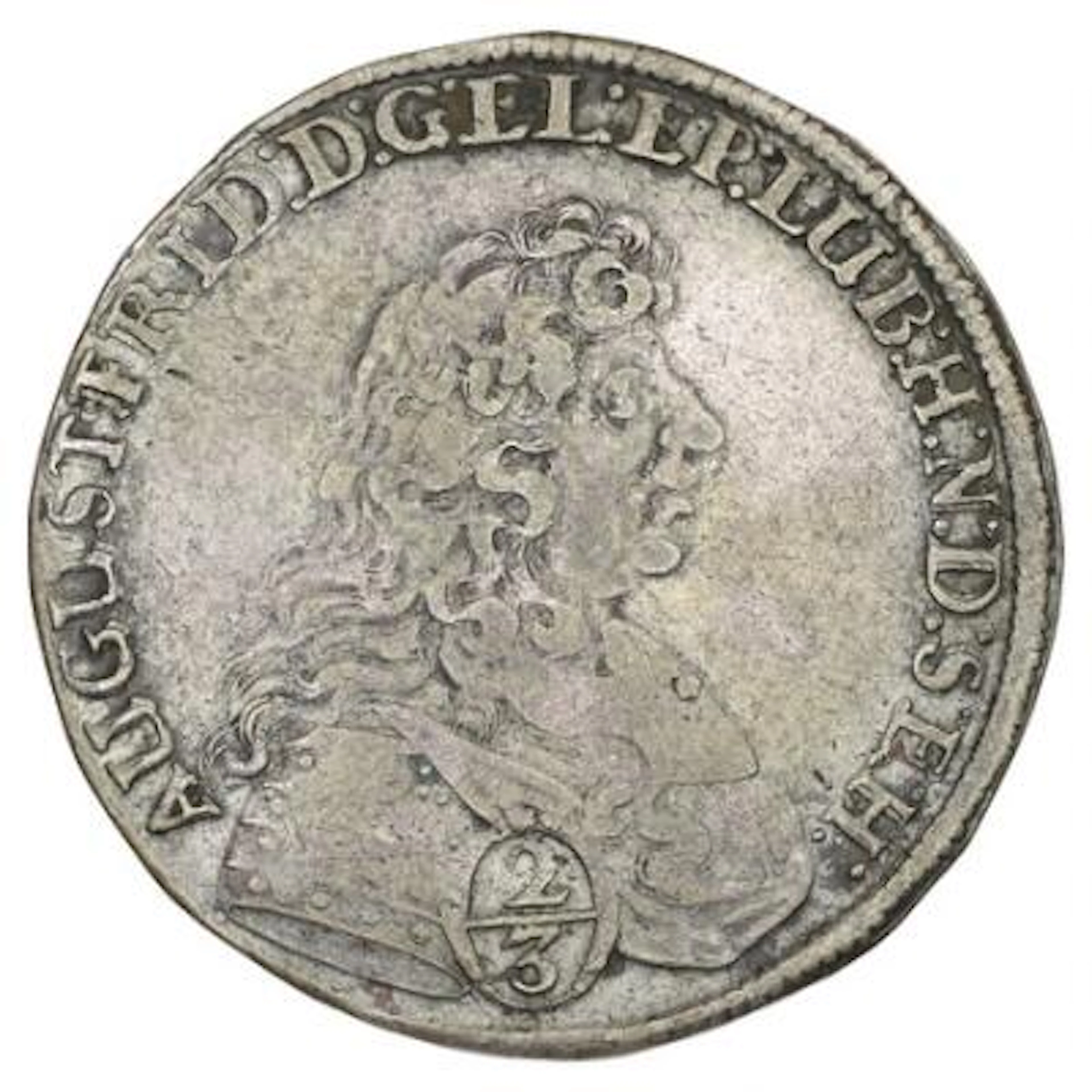 Germany, Lübeck - Diocese. August Friedrich of Holstein-Gottorp 2/3