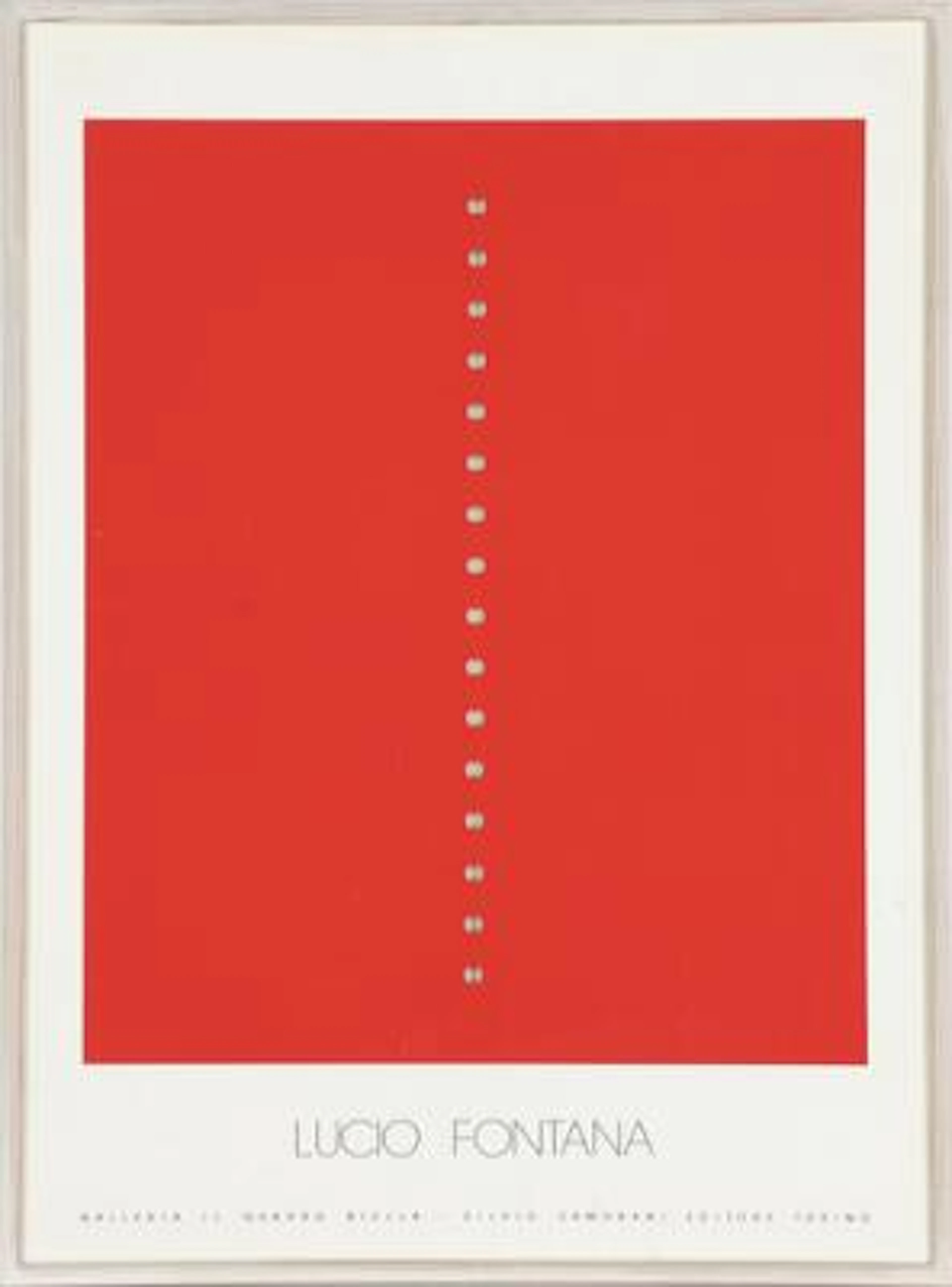 Lucio Fontana, after: Four exhibition posters from Galleria Il Quadro