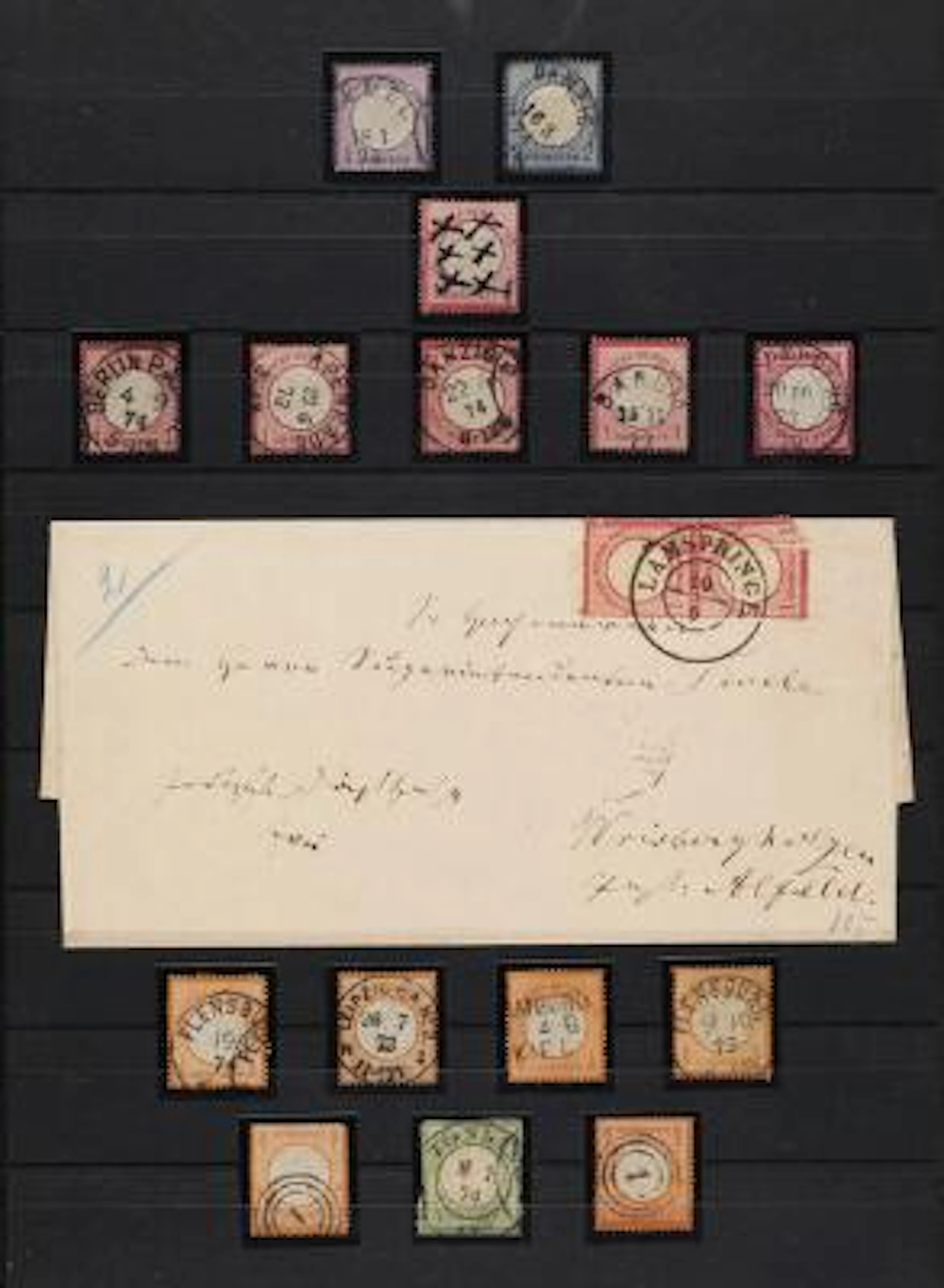 Germany. Interesting collection/accumulation in a stockbook with stamps