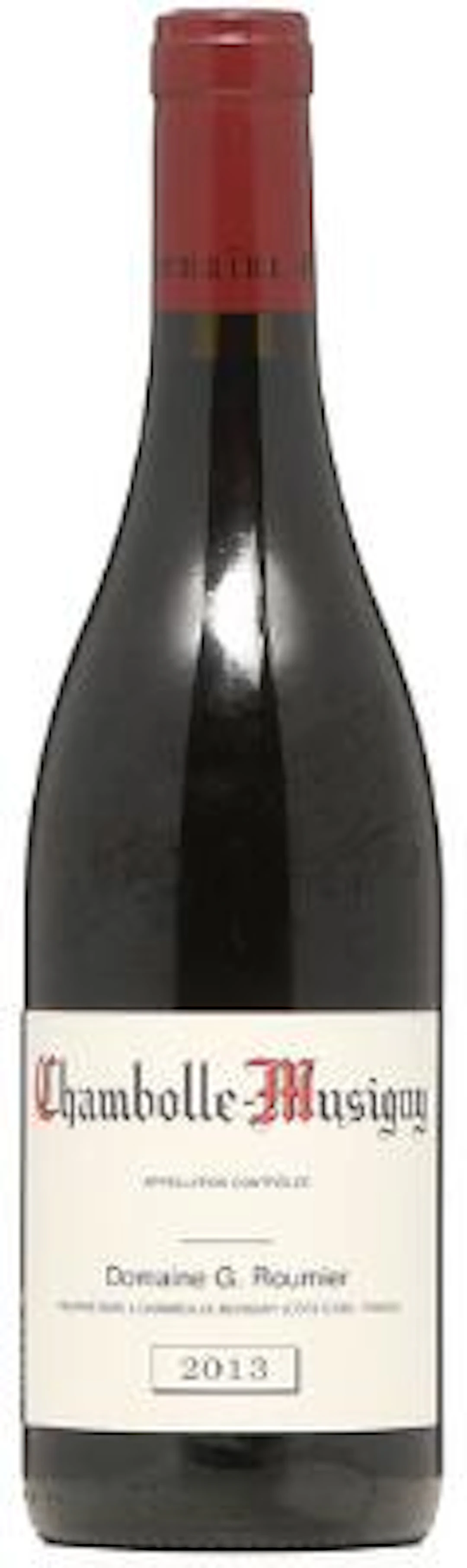 1 bt. Chambolle Musigny, Domaine Georges Roumier 2013 A (hf/in). –