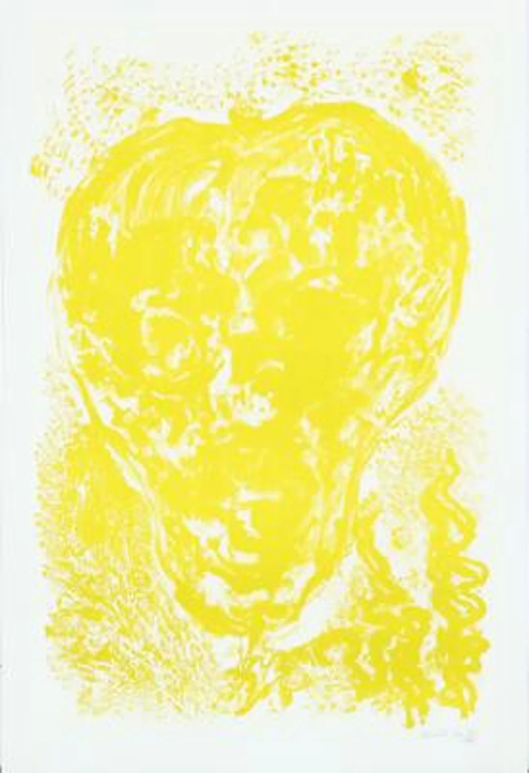 Ursula Reuter Christiansen: Untitled. Signed Ursula Reuter 1990. Lithograph