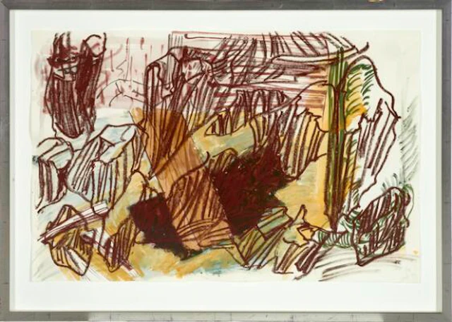 Per Kirkeby: Untitled. Signed monogram PK, July 1999. Mixed media