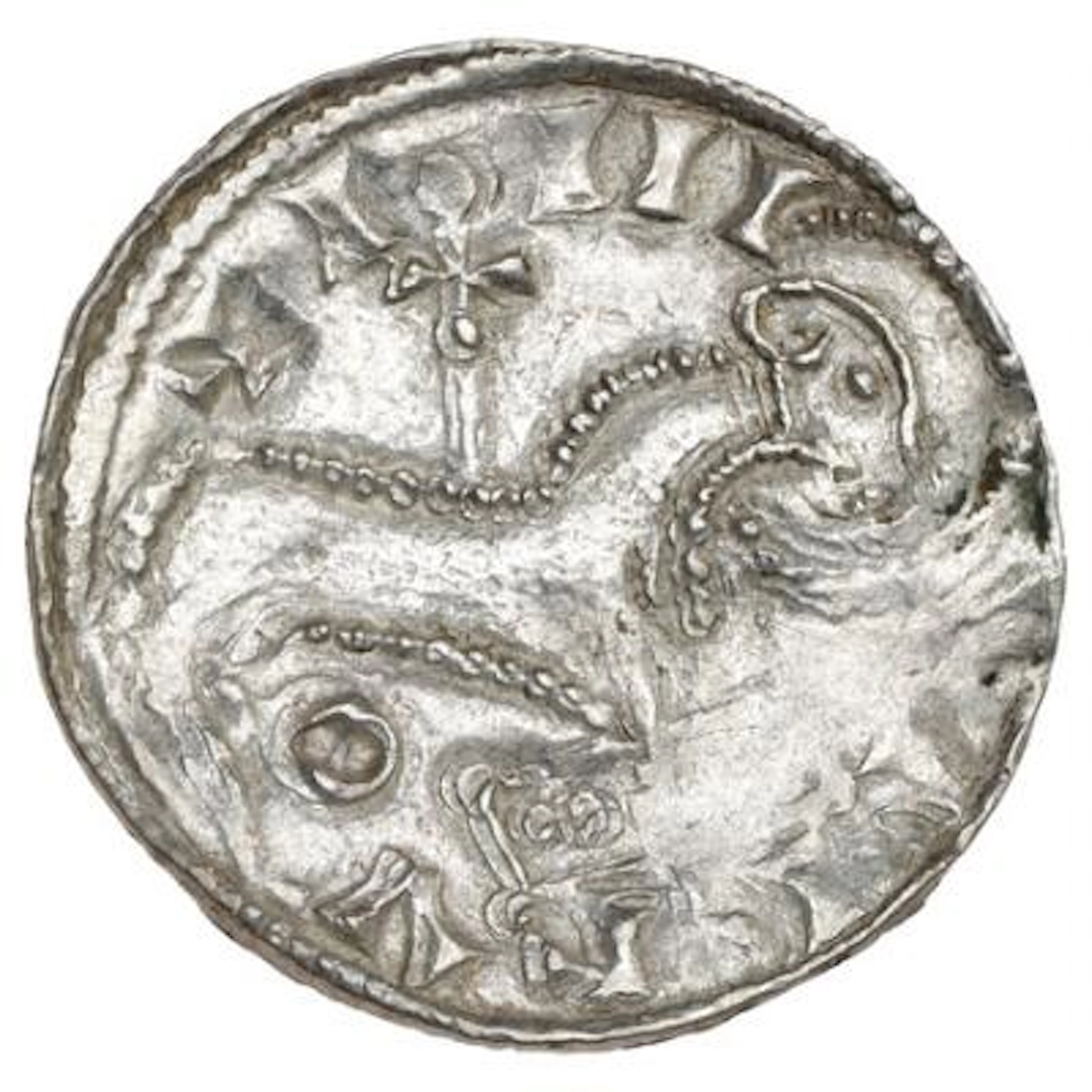 Magnus the Good, 1042–1047, Lund, Pennning, 1.05 g, Hbg 15, Hbg. auc.