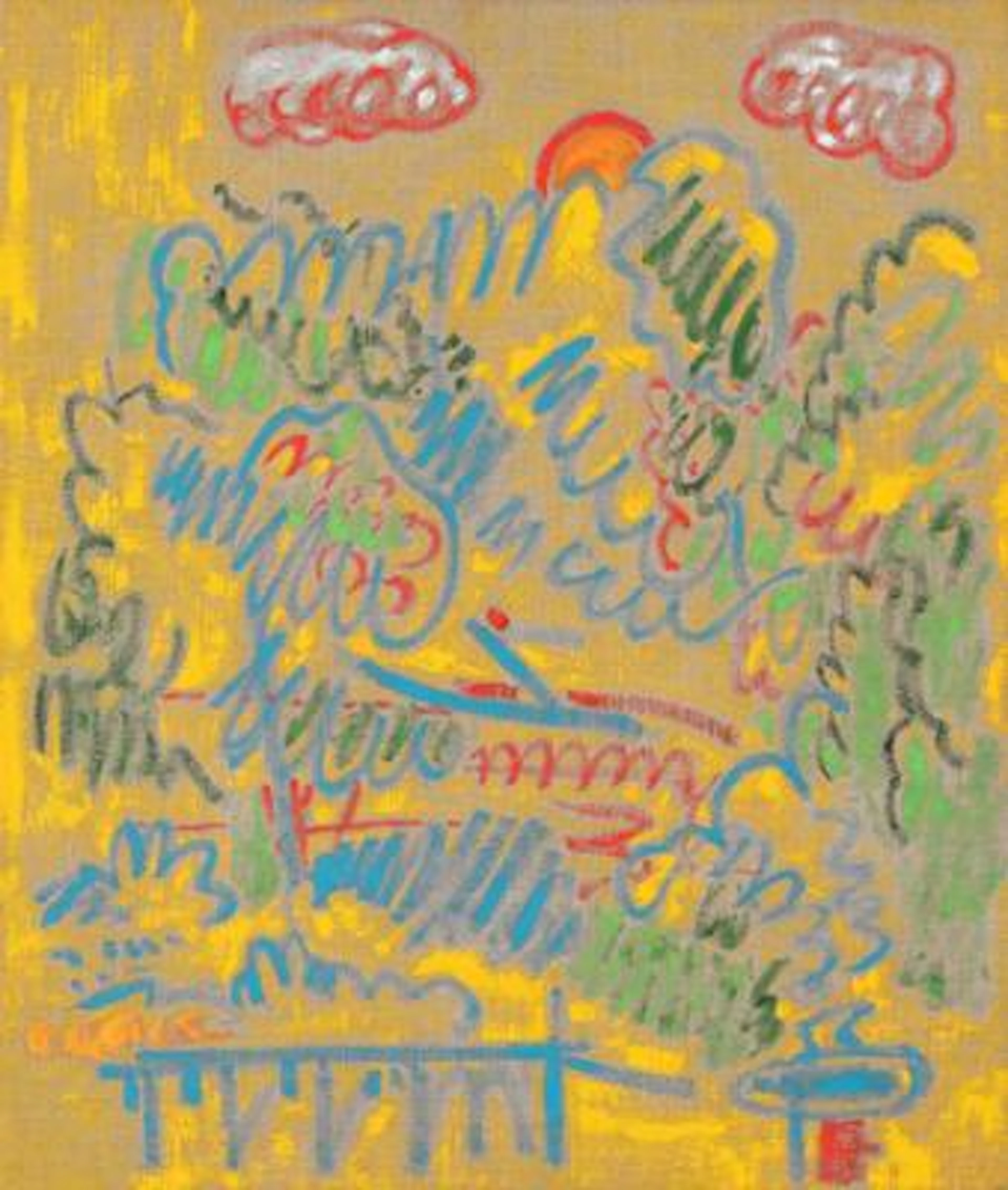 Ryan Nord Kitchen: "Hidden pond", 2015. Signed, titled and dated on