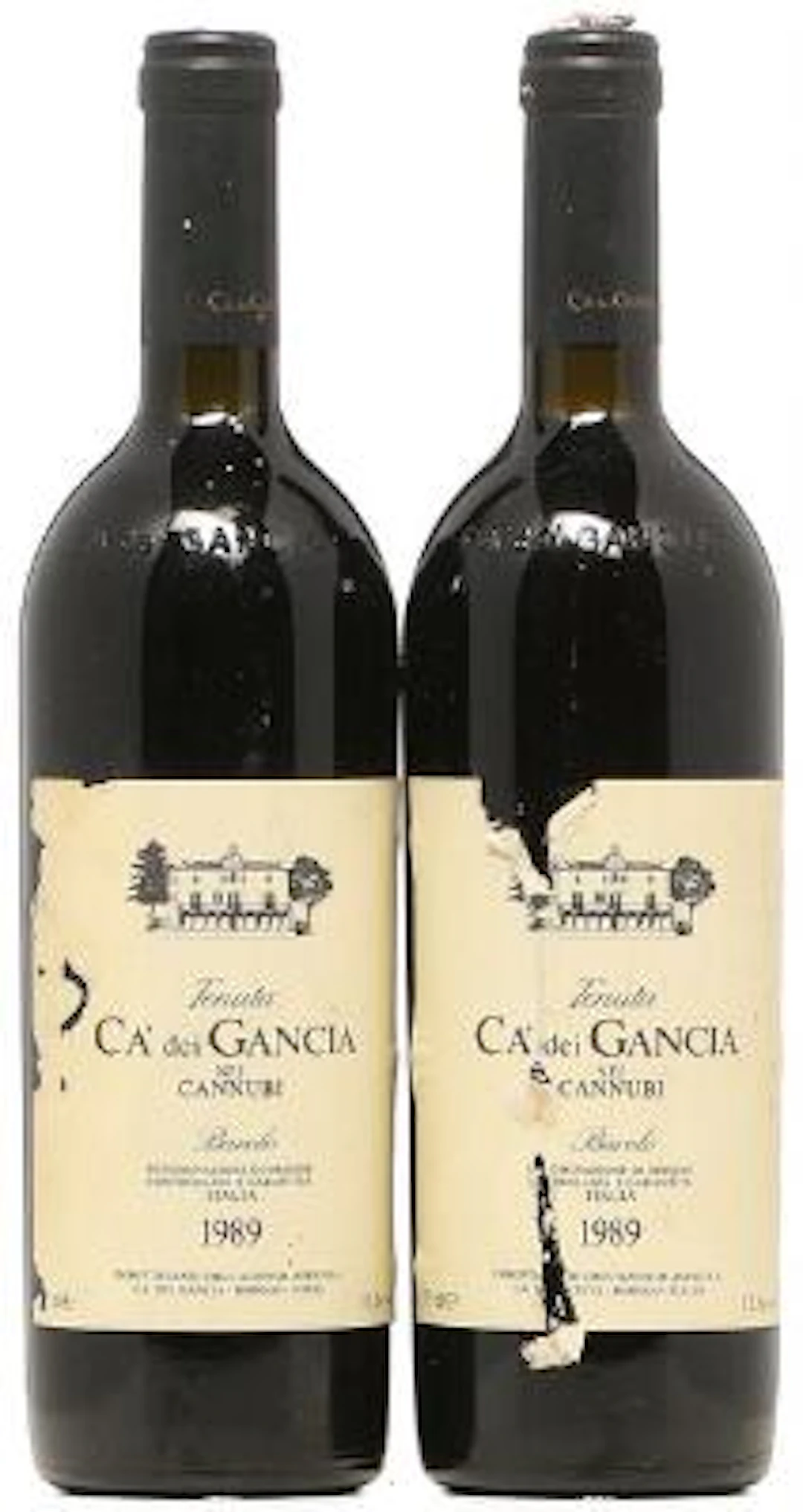 2 bts. Barolo 1989 A/B (ts). – Bruun Rasmussen Auctioneers