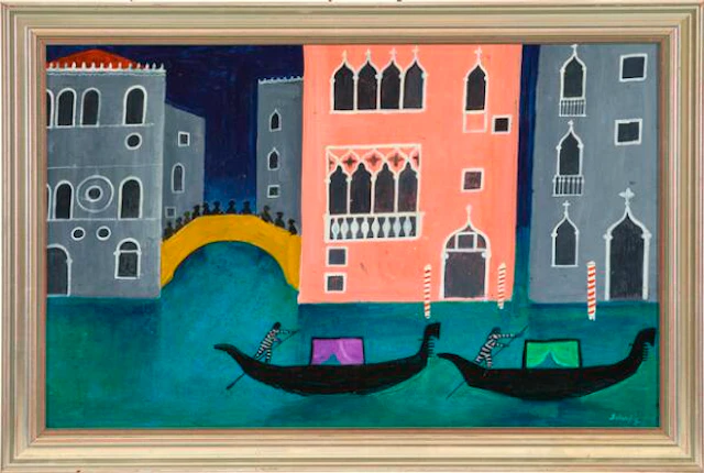 Hans Scherfig: "Illustration til Scherfig egen novelle Matella Mysterie".