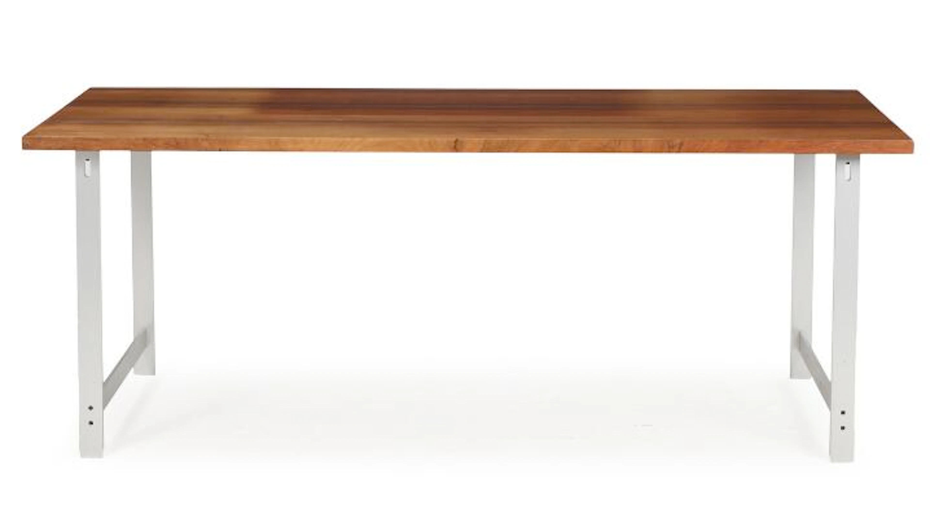 Jørgen Høj: A freestanding desk with aluminium frame and rosewood