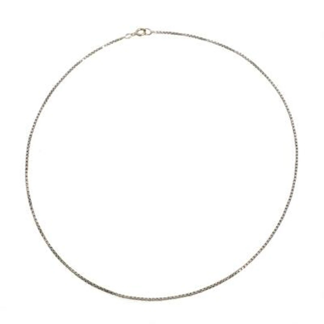 Necklace of 14k white gold. L. 46 cm. – Bruun Rasmussen Auctioneers