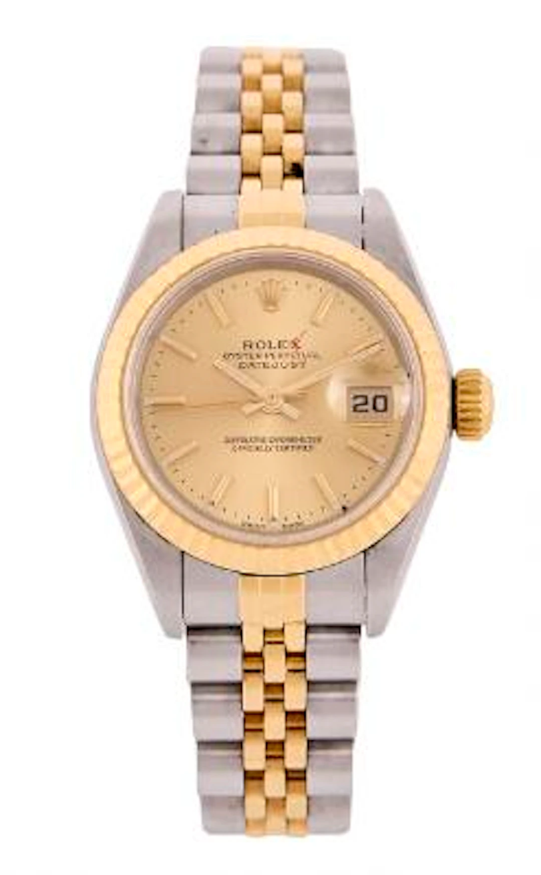Rolex: Datejust of 18k gold and steel, ref. 79173. Mechanical movement