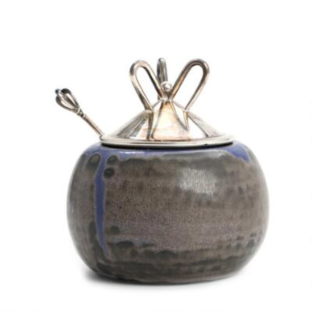 Carl Halier, Svend Weihrauch, a.o.: An Art Deco stoneware marmalade