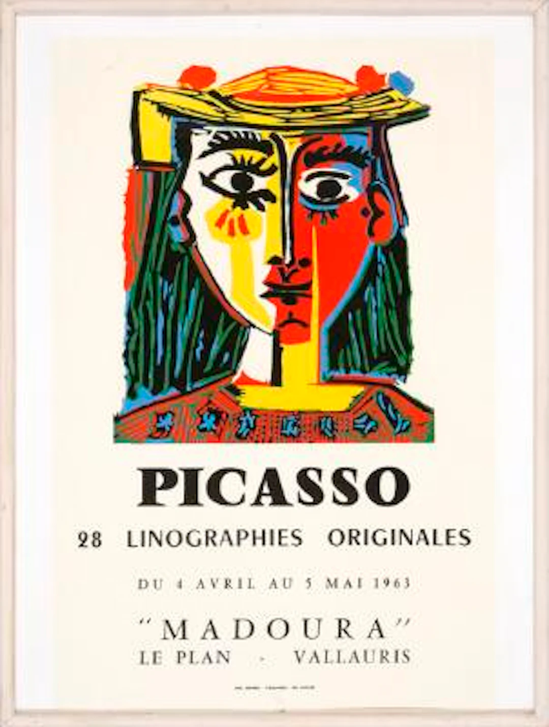 Pablo Picasso: "Picasso. 28 linographies originales". Madoura, Le