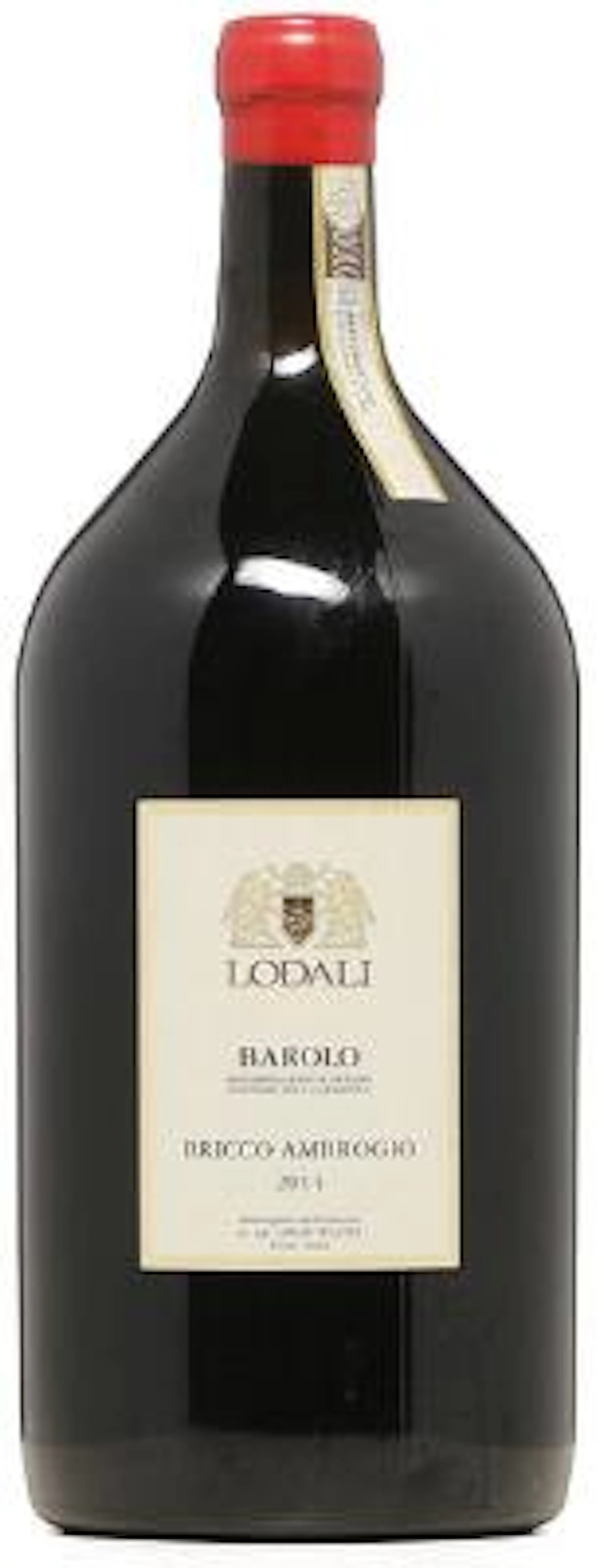 1 bt. Dmg. Barolo "Bricco Ambrogio", Lodali 2014 A (hf/in). Owc. –