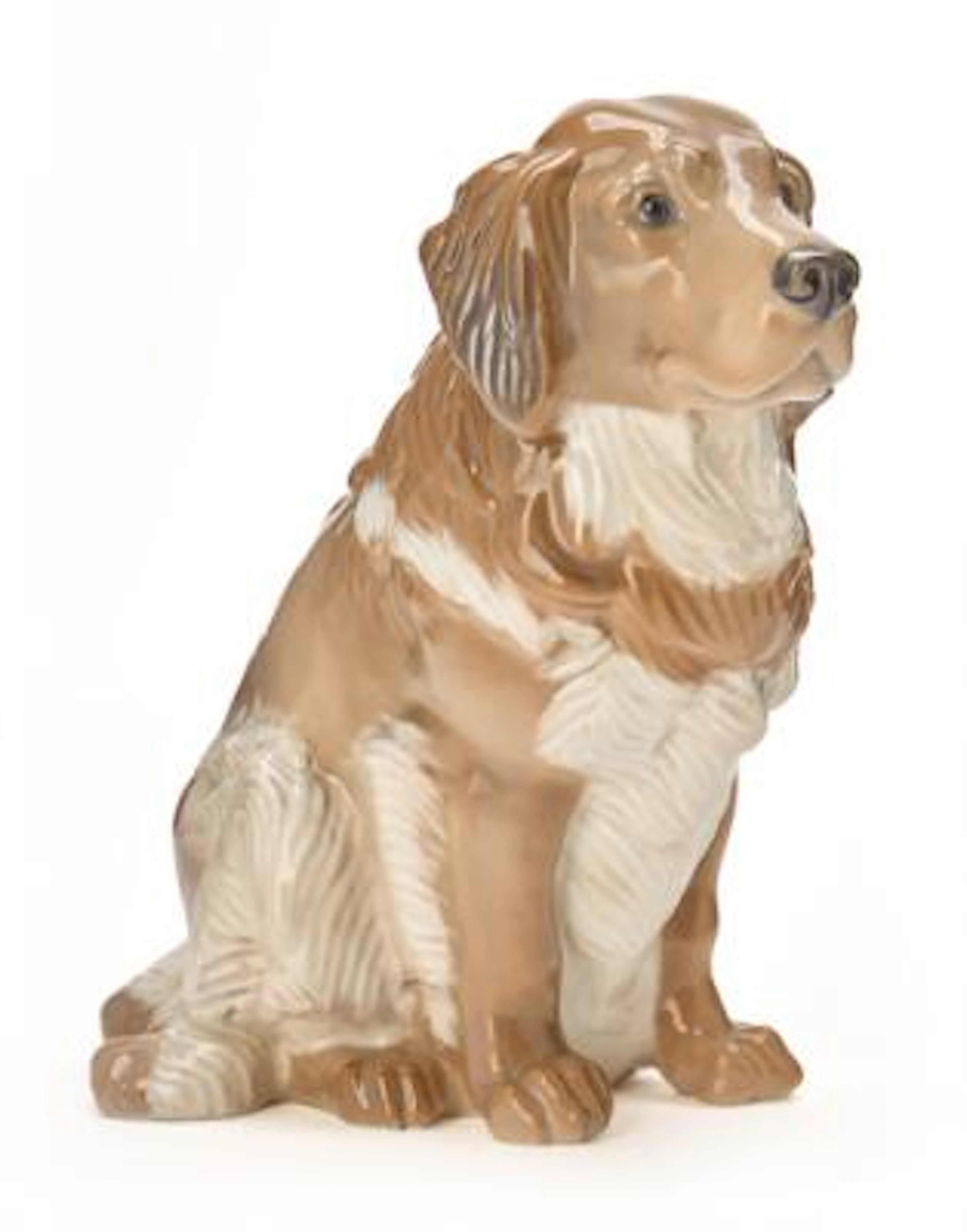 Jeanne Grut: Golden retriever. Porcelain figure. 5136. Royal Copenhagen.