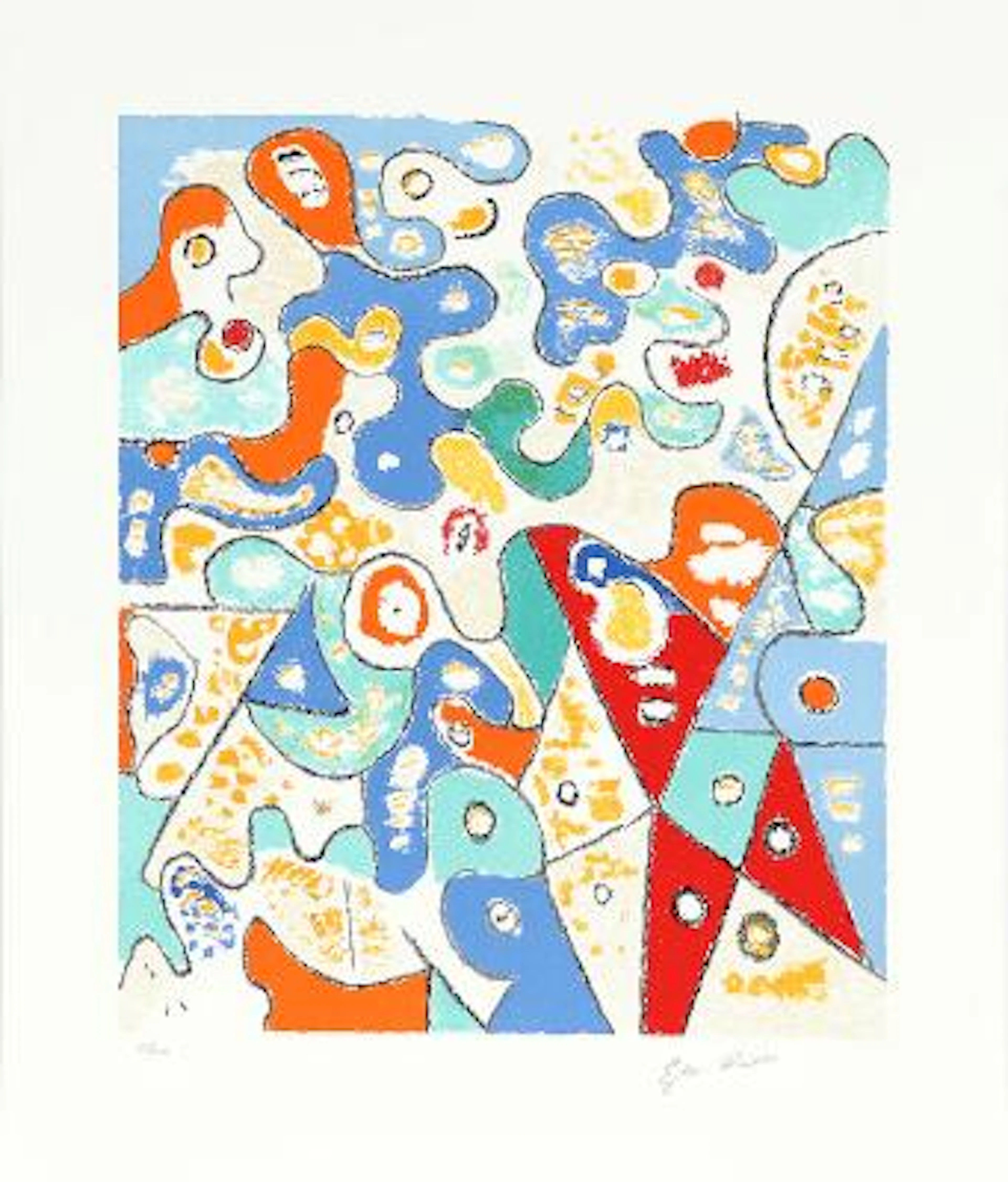 Ejler Bille: Untitled, 2000. Signed Ejler Bille, 159/200. Lithograph