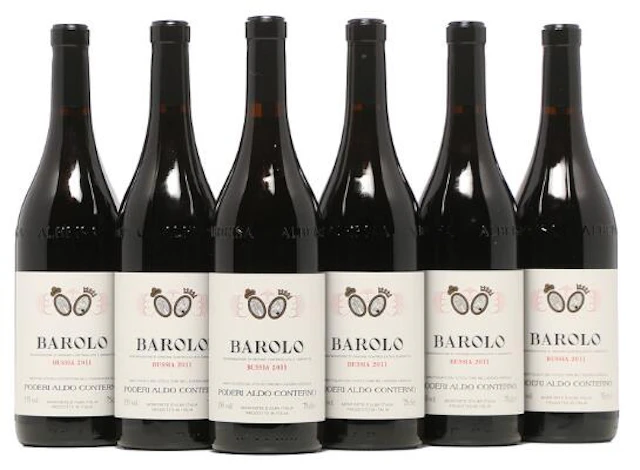 6 bts. Barolo "Bussia", Aldo Conterno 2011 A (hf/in). Oc. – Bruun