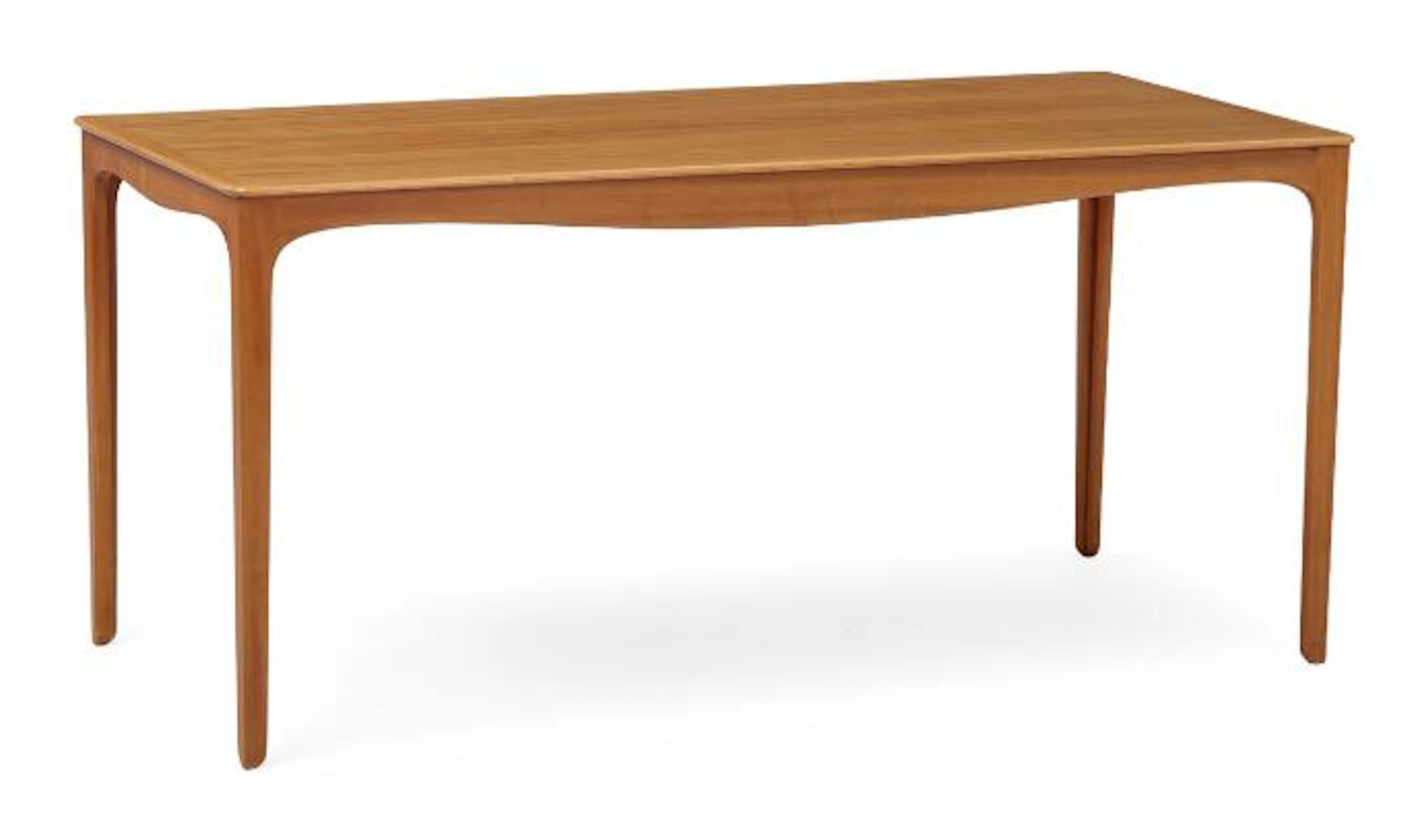 Ole Wanscher: Coffee table in mahogany with curved apron. H. 60. L.