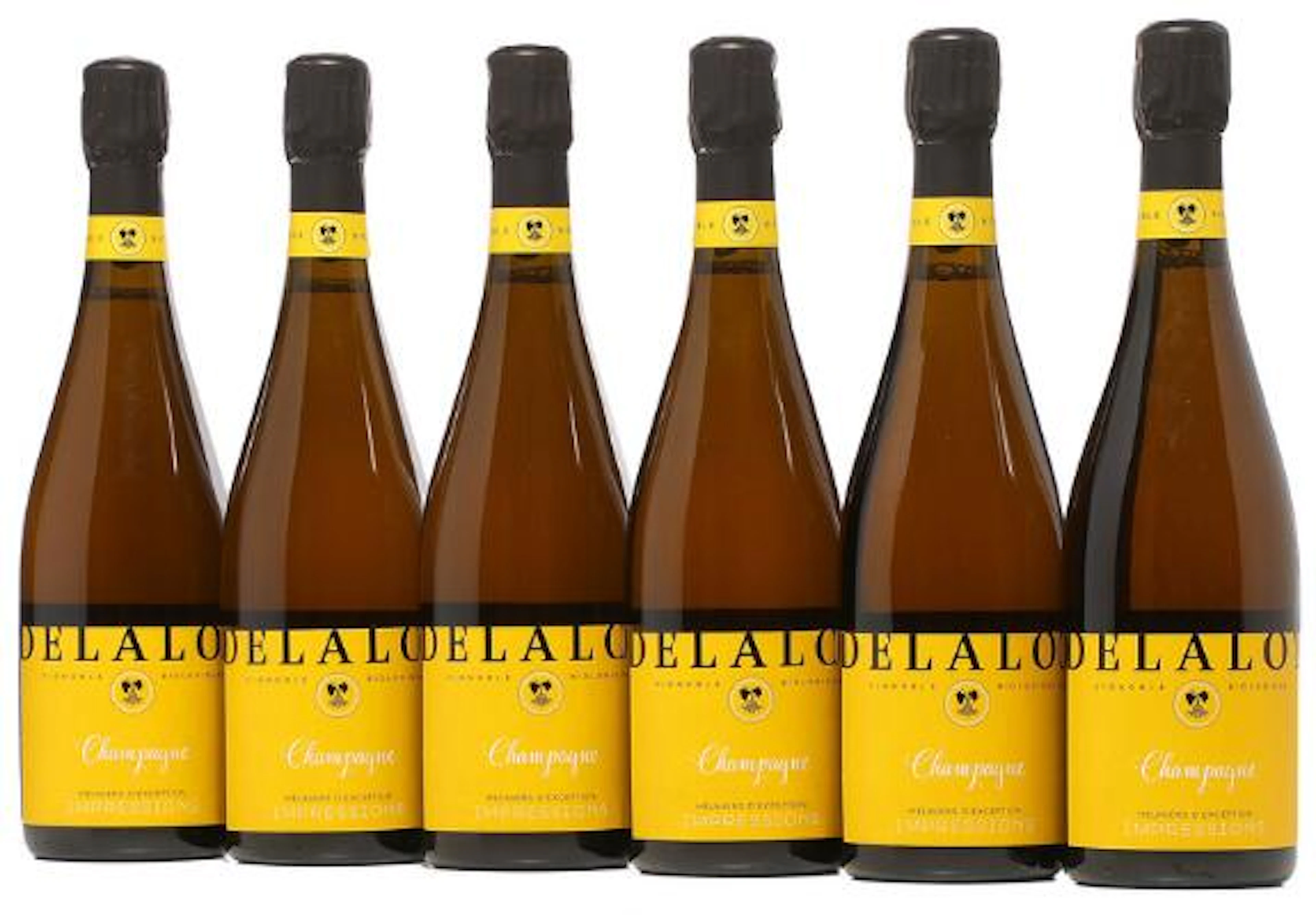 6 bts. Champagne "Impressions" Meuniers d'Exception, Delalot A (hf/in).