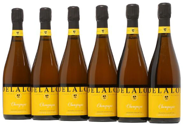 6 bts. Champagne "Impressions" Meuniers d'Exception, Delalot A (hf/in).