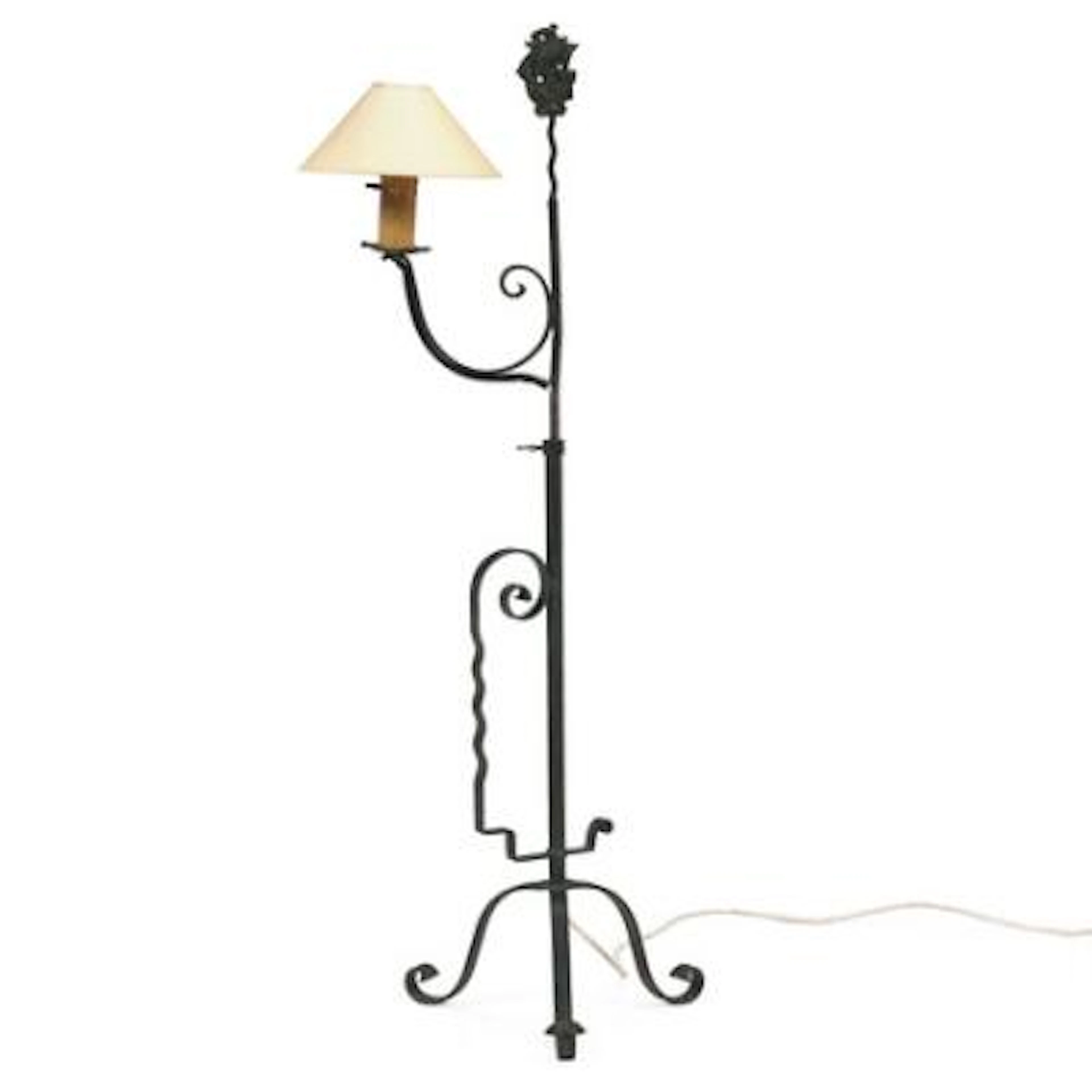 Swedish Grace: Floor lamp in patinated bronze. Manufactured by Bjerkås