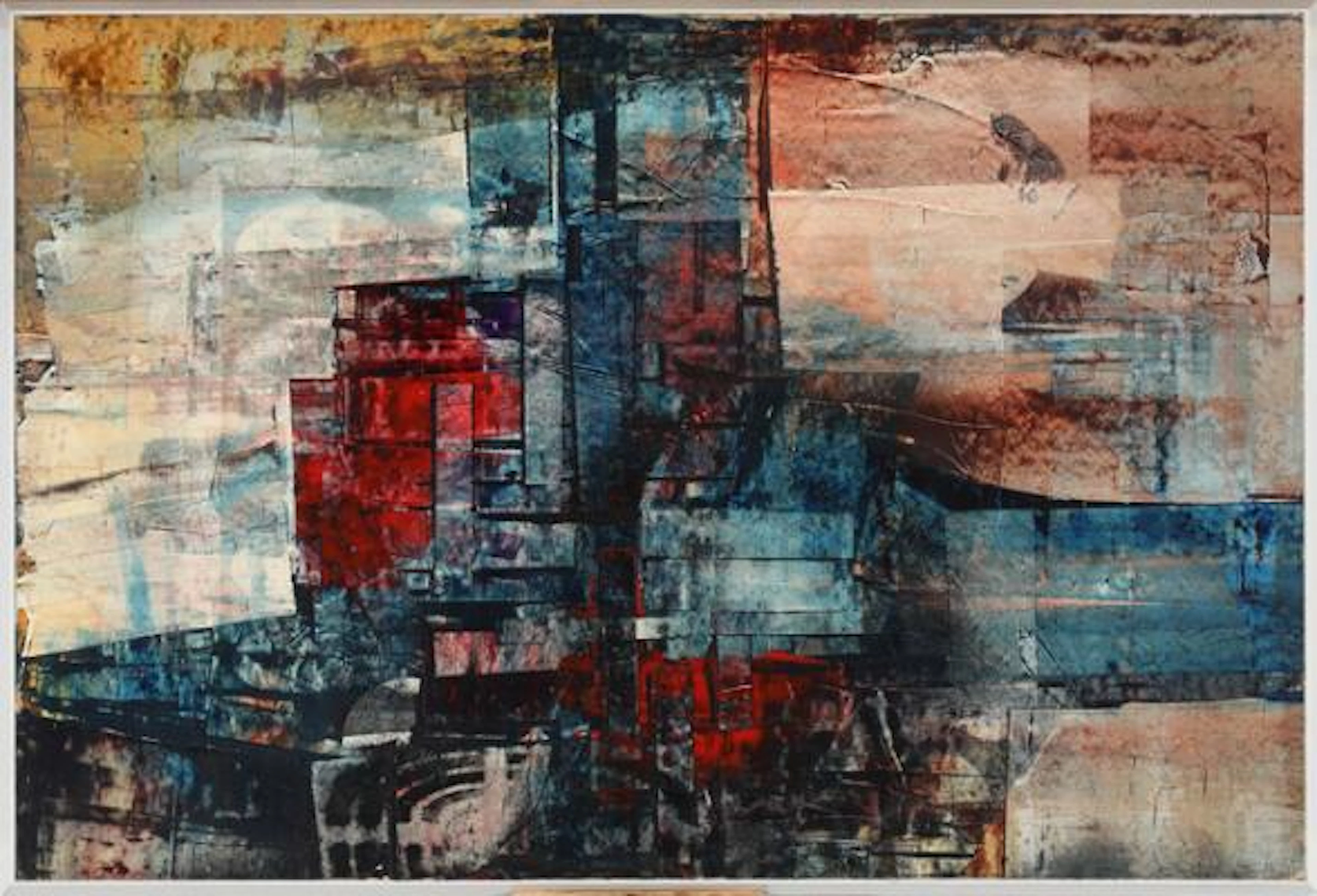 Ernst-Georg Meierhenrich: Untitled. Signed label on the reverse. Oil