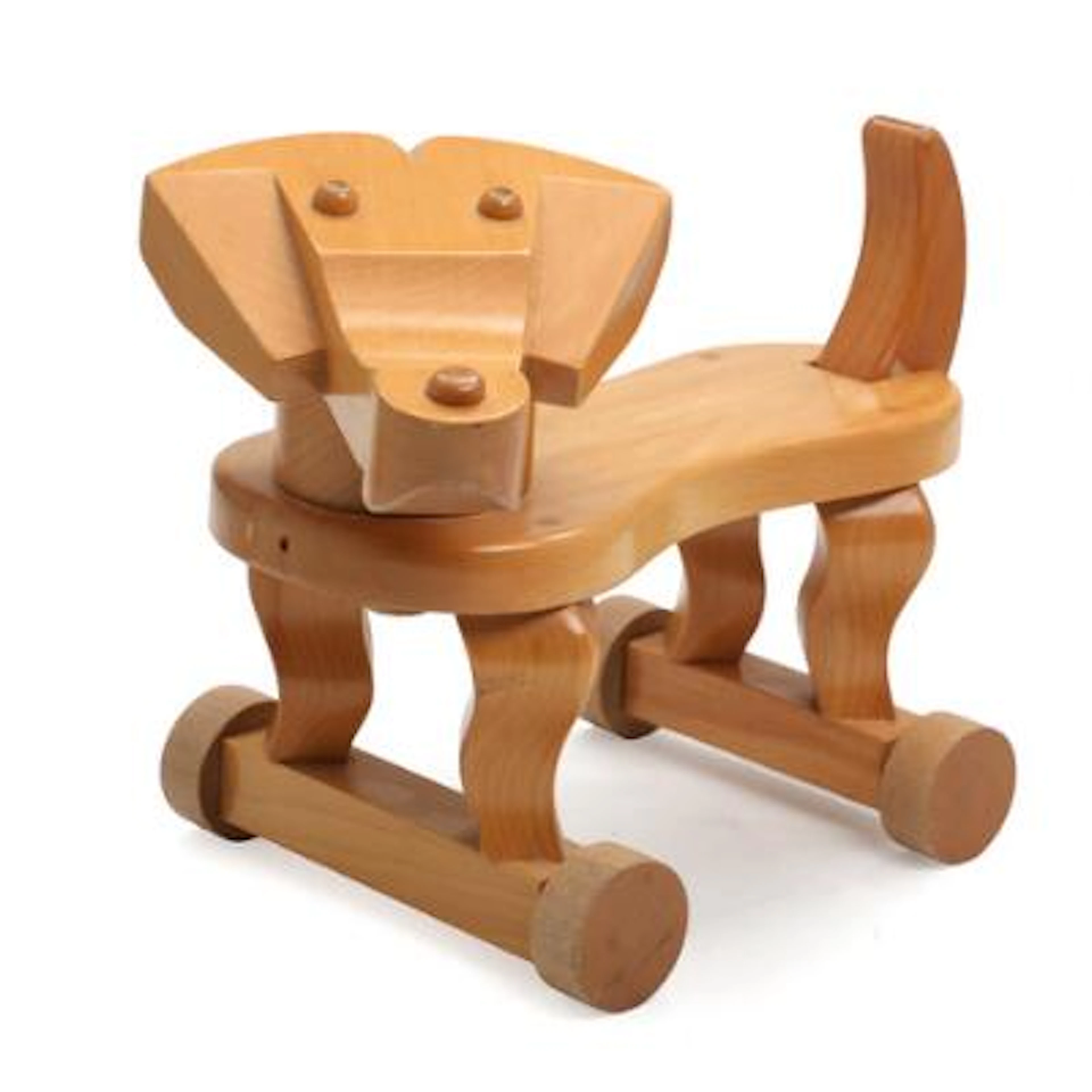 Kay Bojesen: “Skammelhund”. Lacquered beech stool. Manufactured by