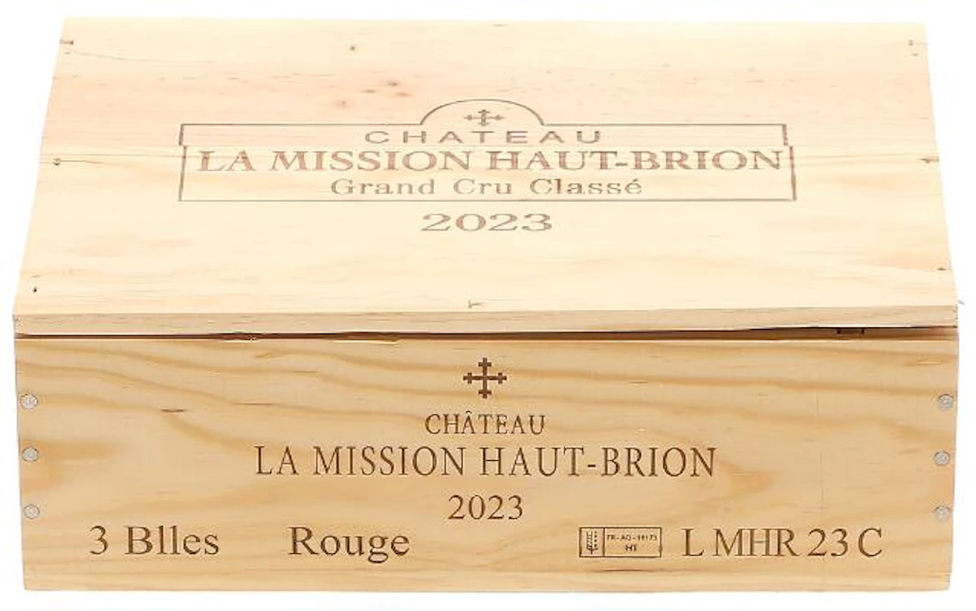 3 bts. Château La Mission Haut Brion Grand Cru Classé, Pessac-Léognan