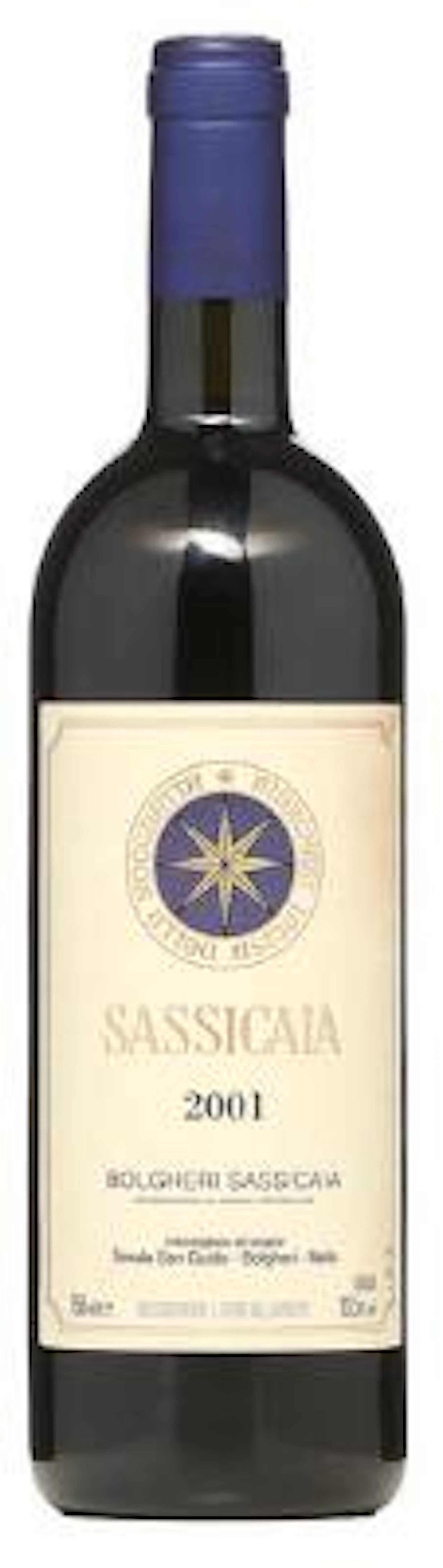 1 bt. Sassicaia IGT, Tenuta San Guido 2001 A (hf/in). – Bruun Rasmussen