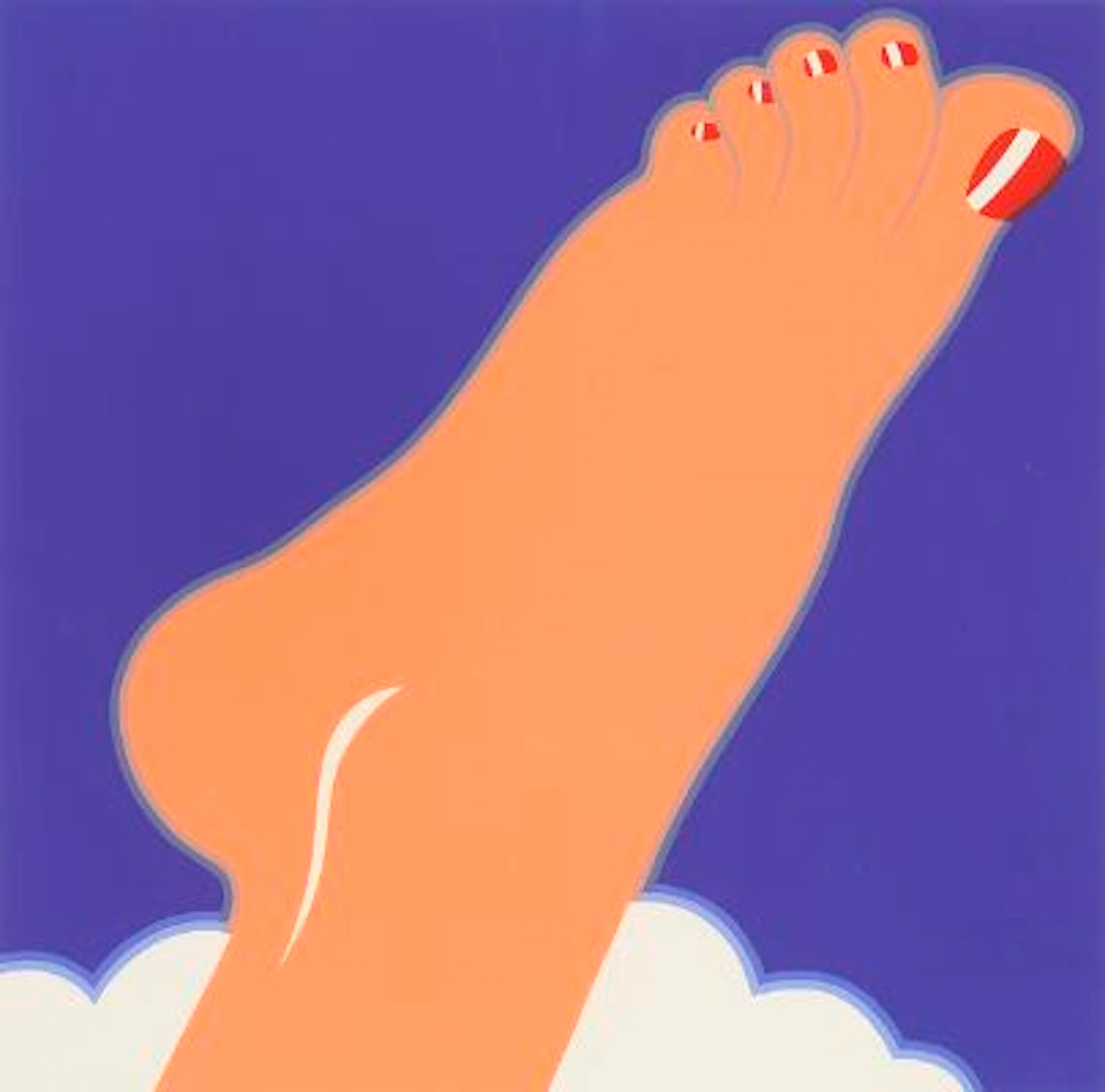 Tom Wesselmann: "Seascape (Foot)", 1968. Signed Wesselmann 68, 72/150.