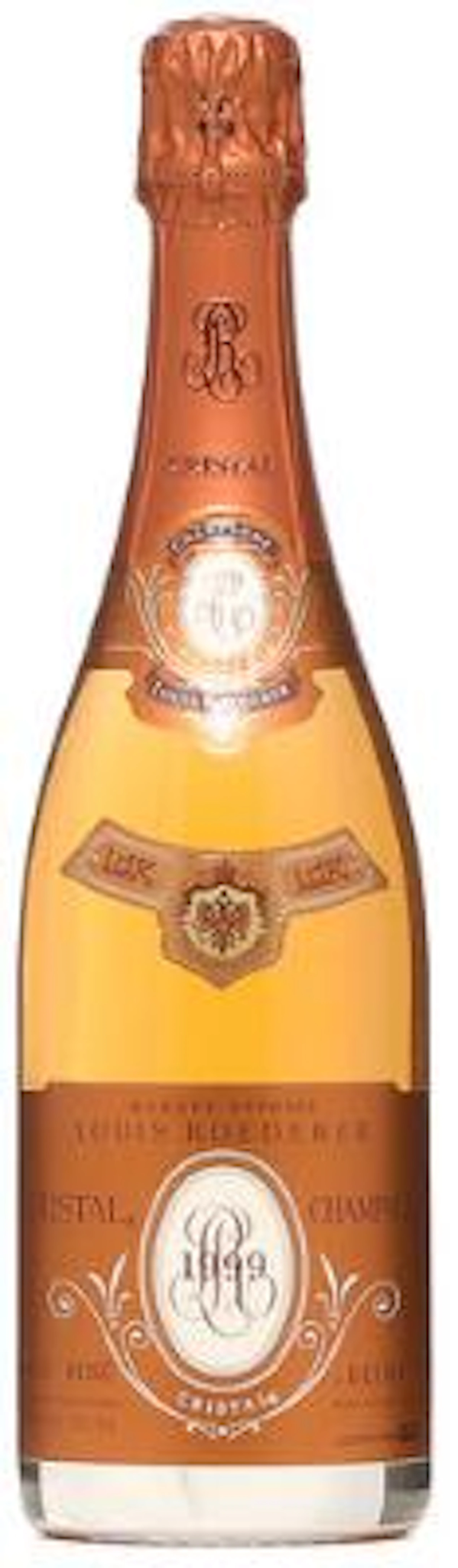 1 bt. Champagne "Cristal" Rosé, Louis Roederer 1999 A (hf/in). – Bruun