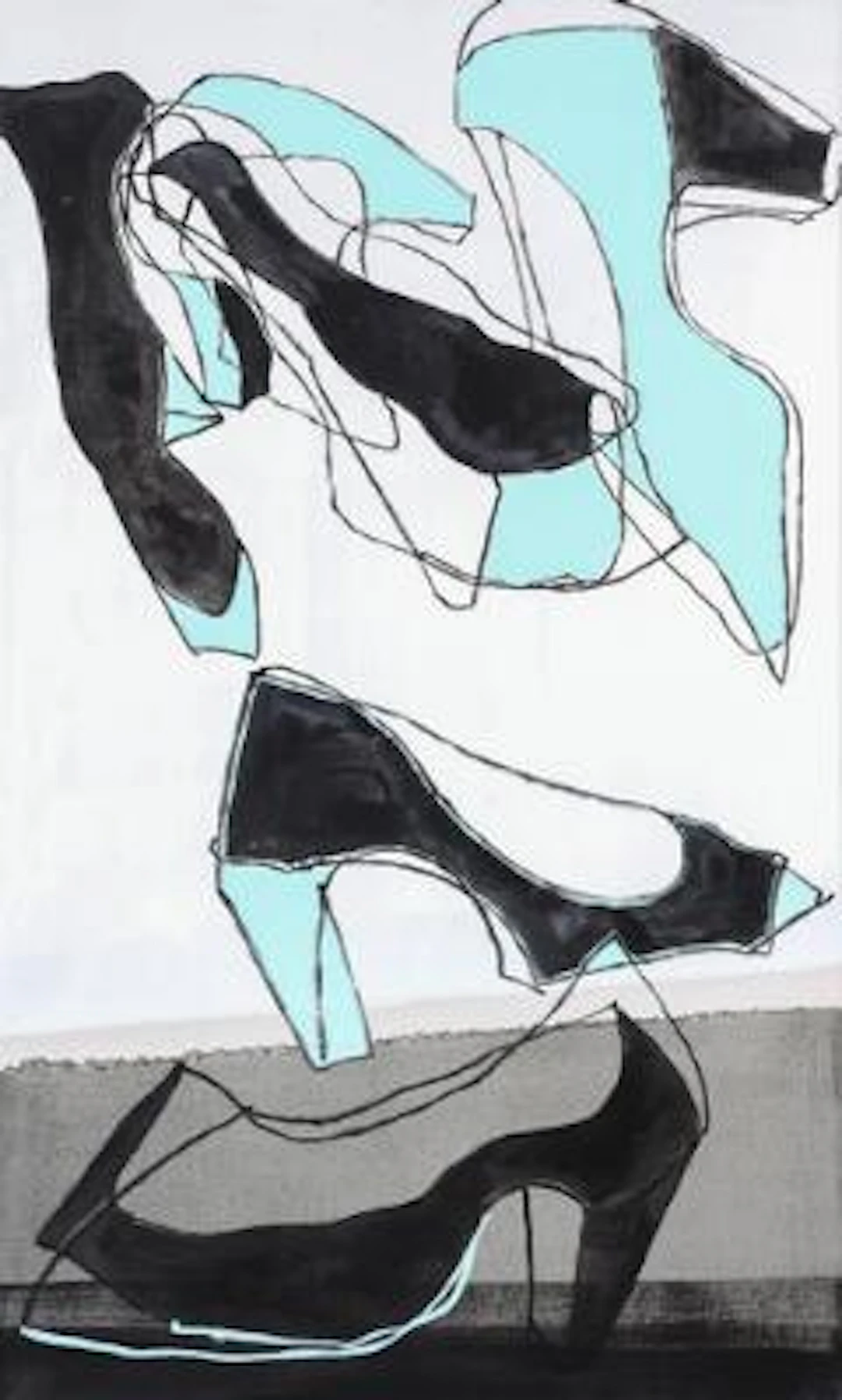 Bentemarie Kjeldbæk: Untitled. Signed Bentemarie Kjeldbæk, 2016. Oil
