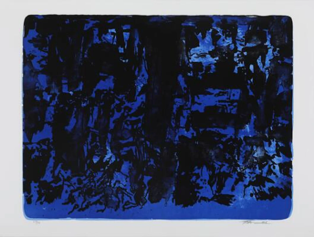 Tróndur Patursson: Untitled. Two compositions. Signed. Lithograph.
