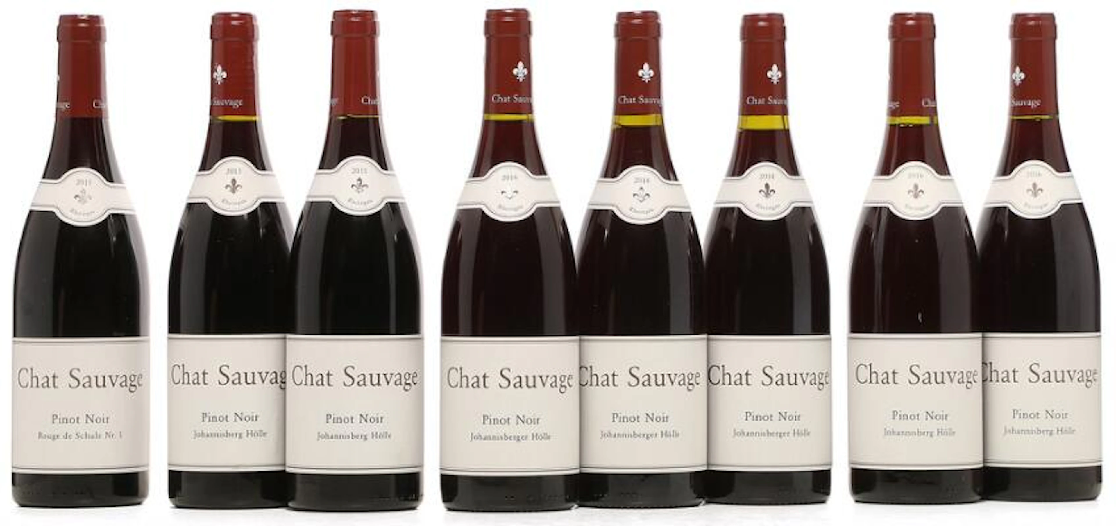 1 bt. Pinot Noir "Rouge de Schultz Nr. 1", Chat Sauvage 2015 A (hf/in).