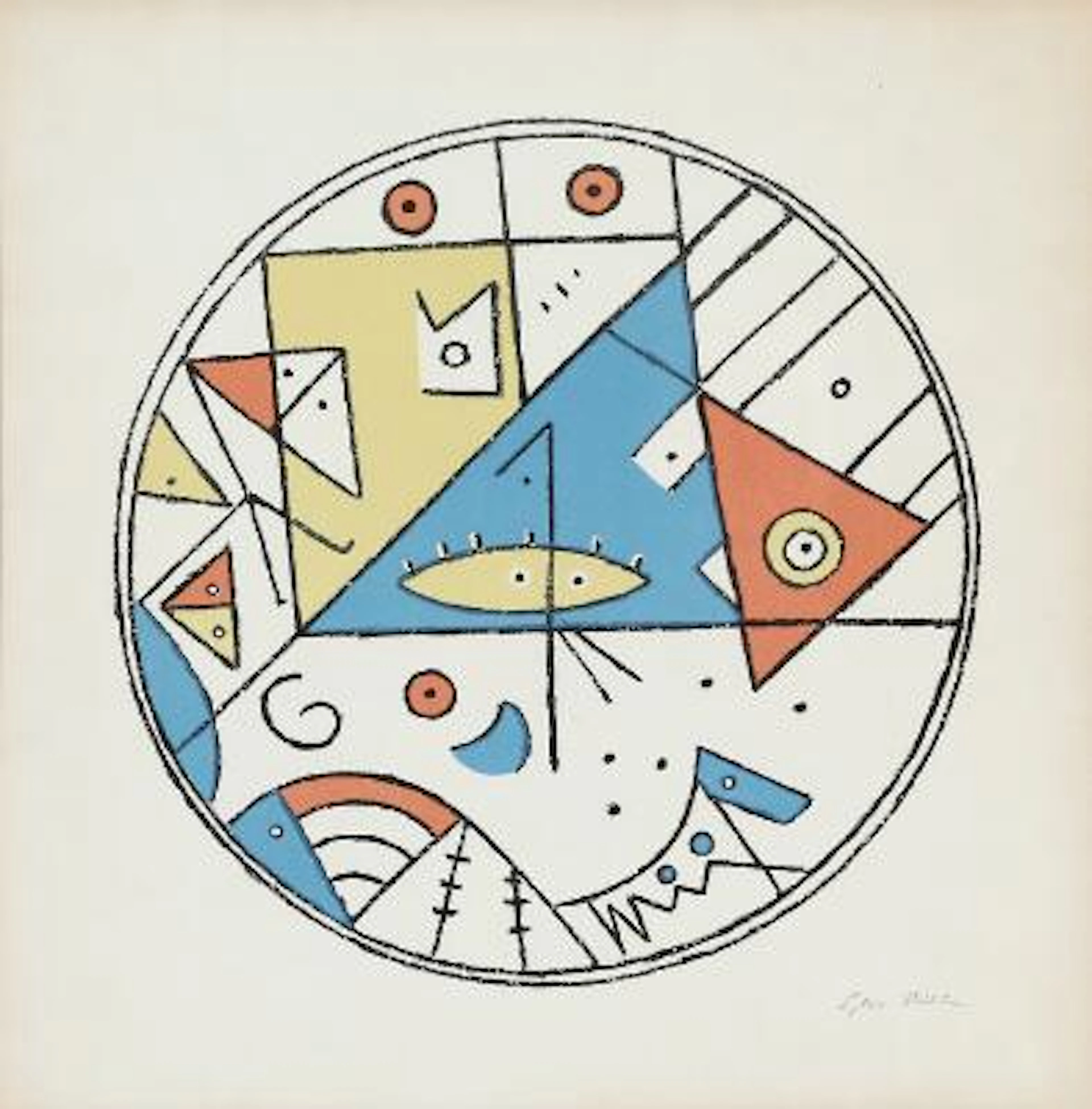 Ejler Bille: Two compositions. Signed Ejler Bille resp. 1/20 and unnumbered.