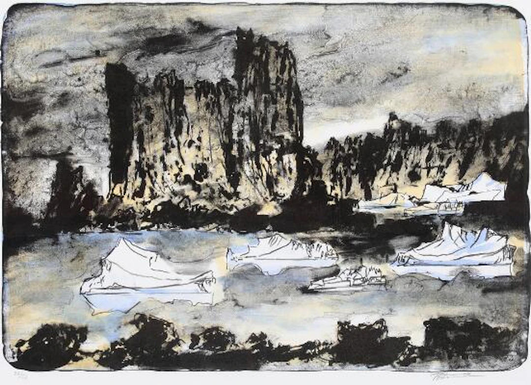 Tróndur Patursson: Untitled, 2002. Signed and dated T. Patursson 02