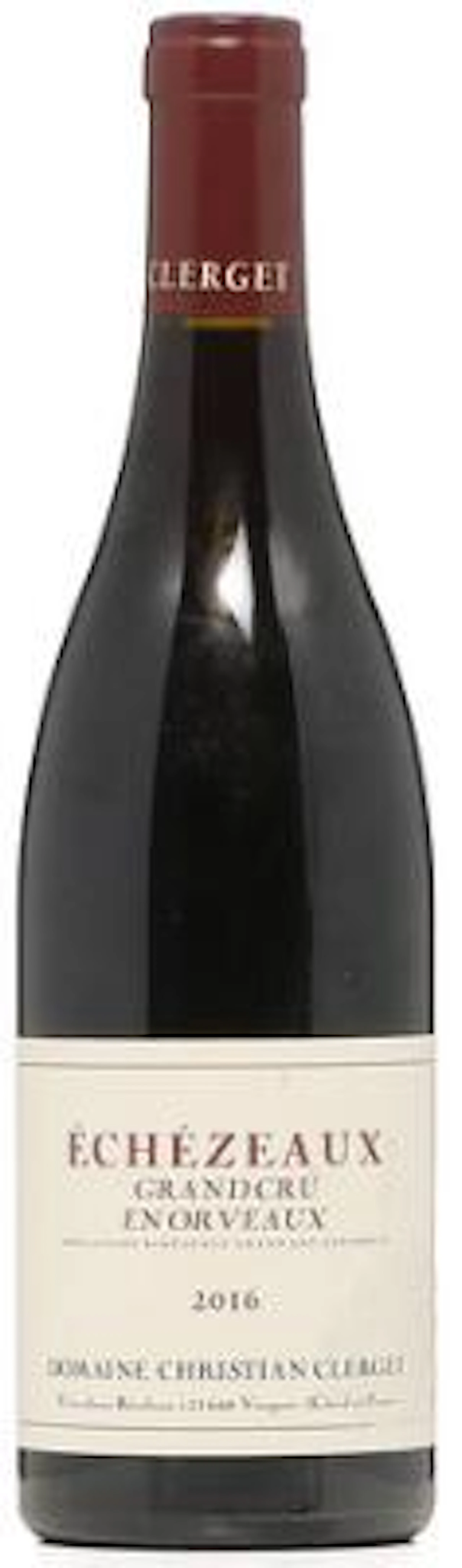 1 bt. Echezeaux Grand Cru, Christian Clerget 2016 A (hf/in). – Bruun