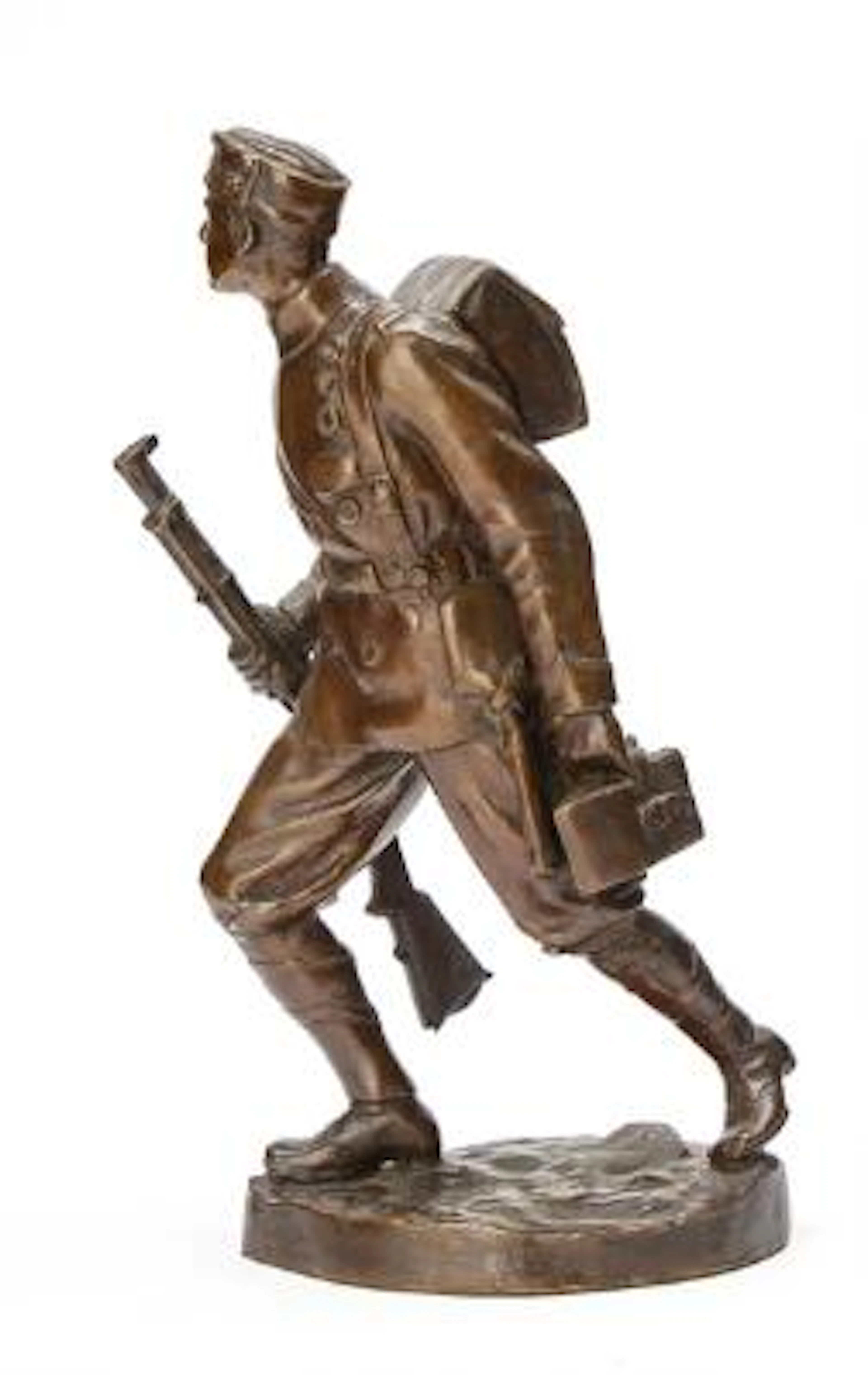 Carl Theodor Wegener: A Soldier. Signed C. Wegener and dated 1913.