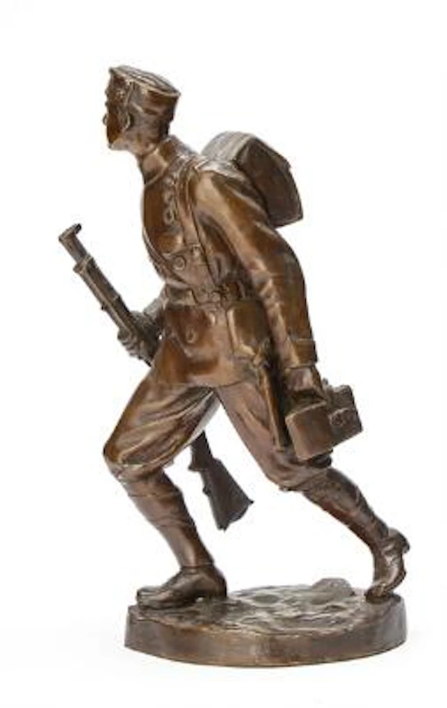 Carl Theodor Wegener: A Soldier. Signed C. Wegener and dated 1913.