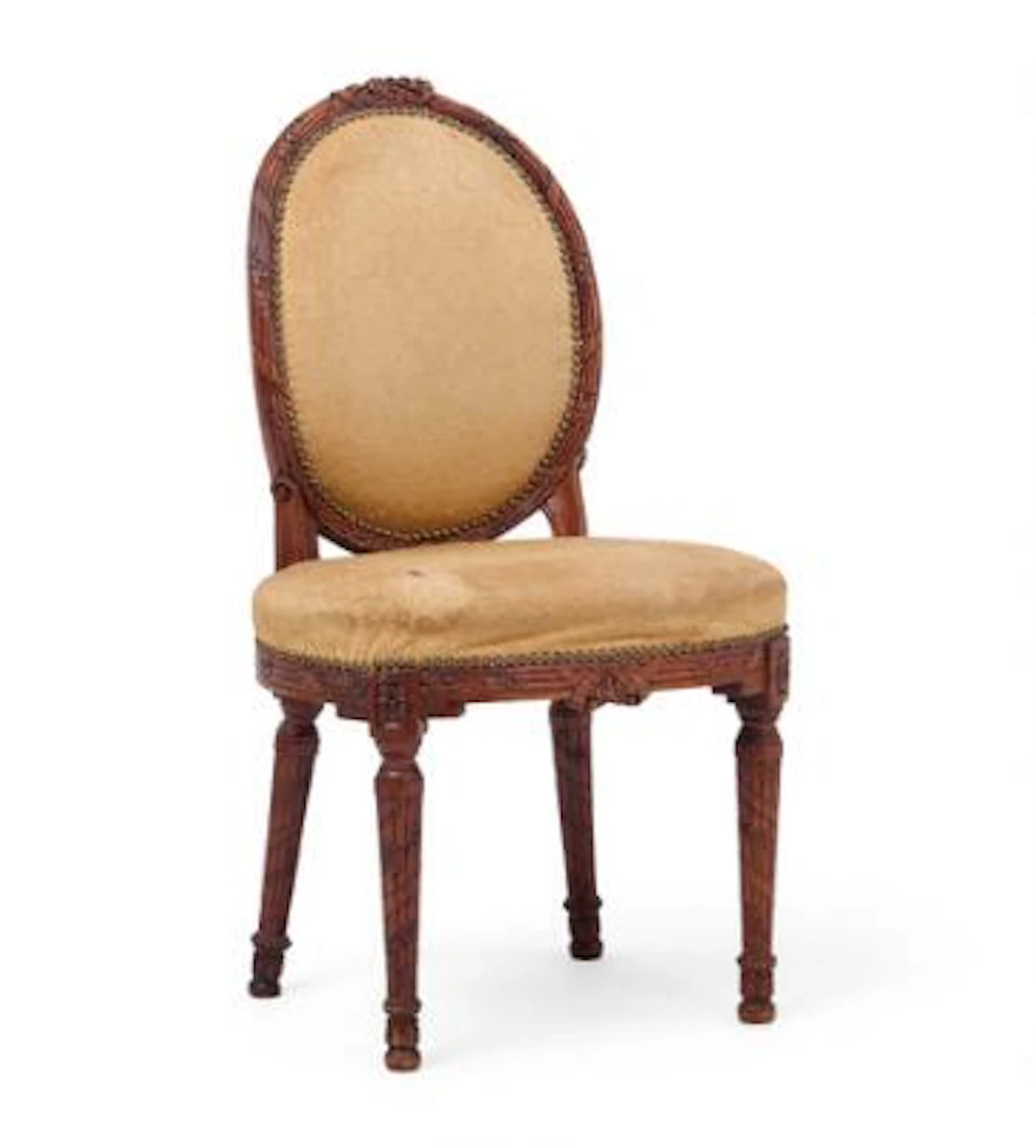 French Louis XVI chair of oak. Late 18th century. – Bruun Rasmussen Auctioneers