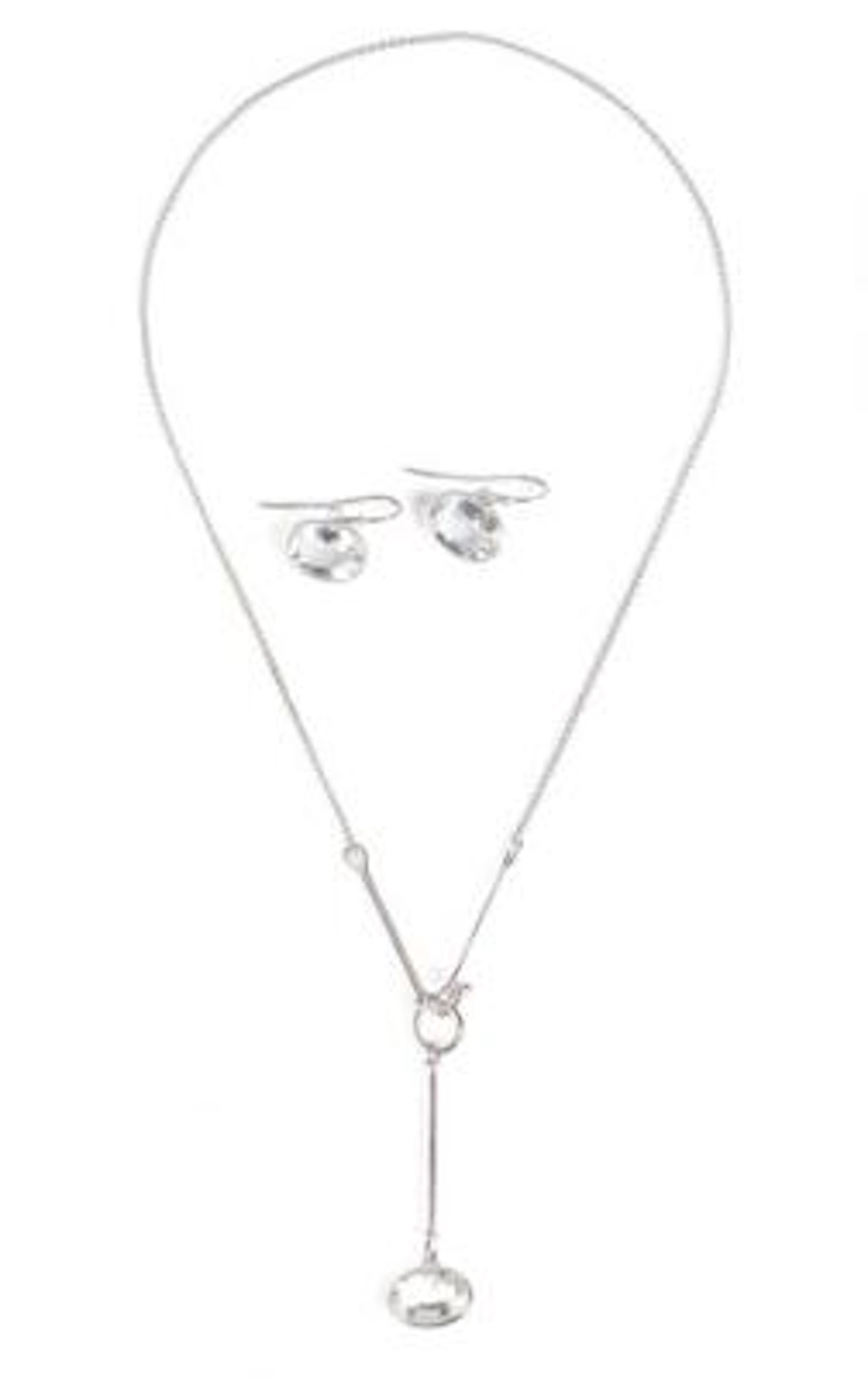 Vivianna Torun Bülow-Hübe: "Savannah" necklace and ear pendants each